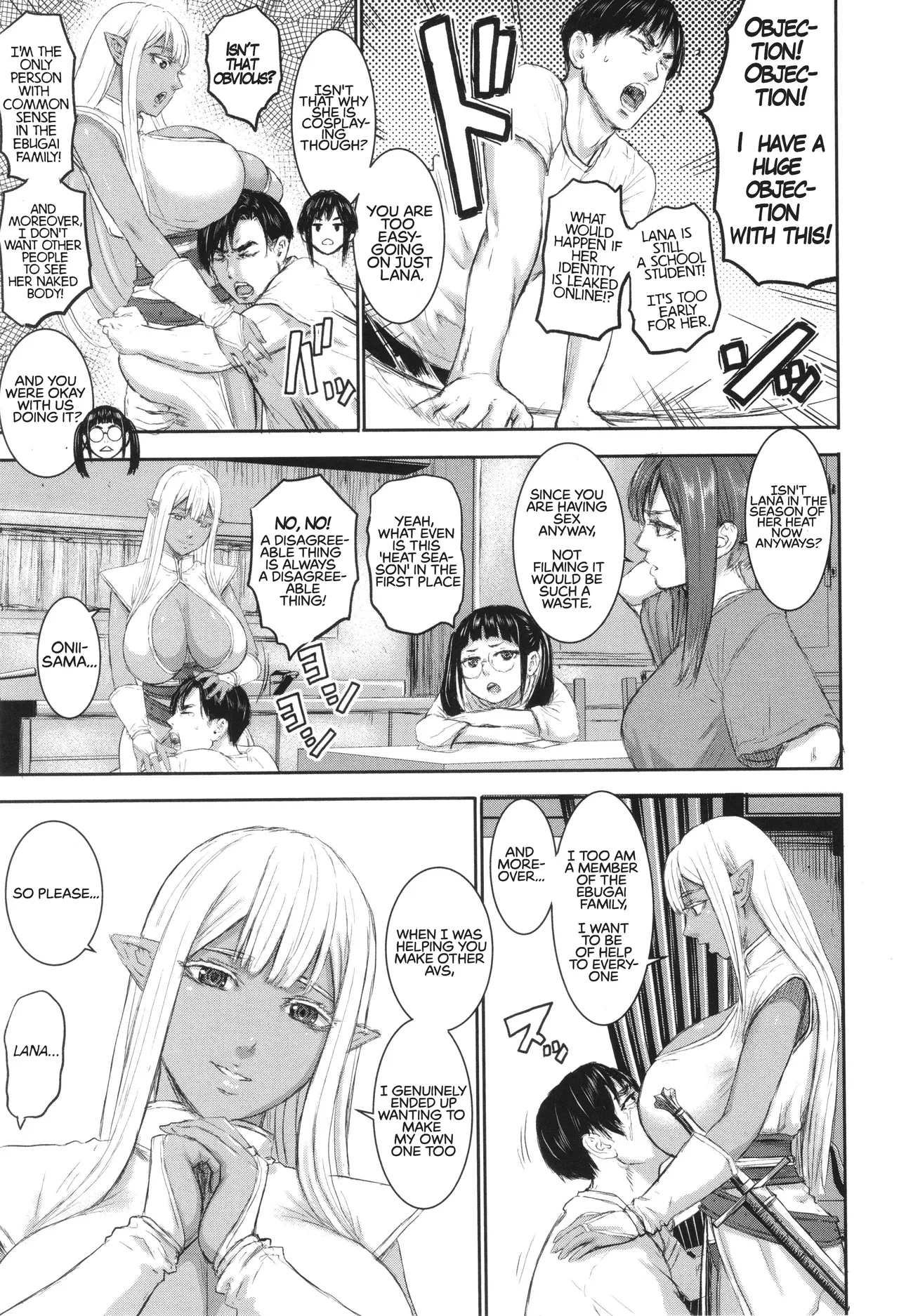 AV Kazoku | AV Family Ch. 1-3 page 60 - elf big breasts hentai manga - read online free