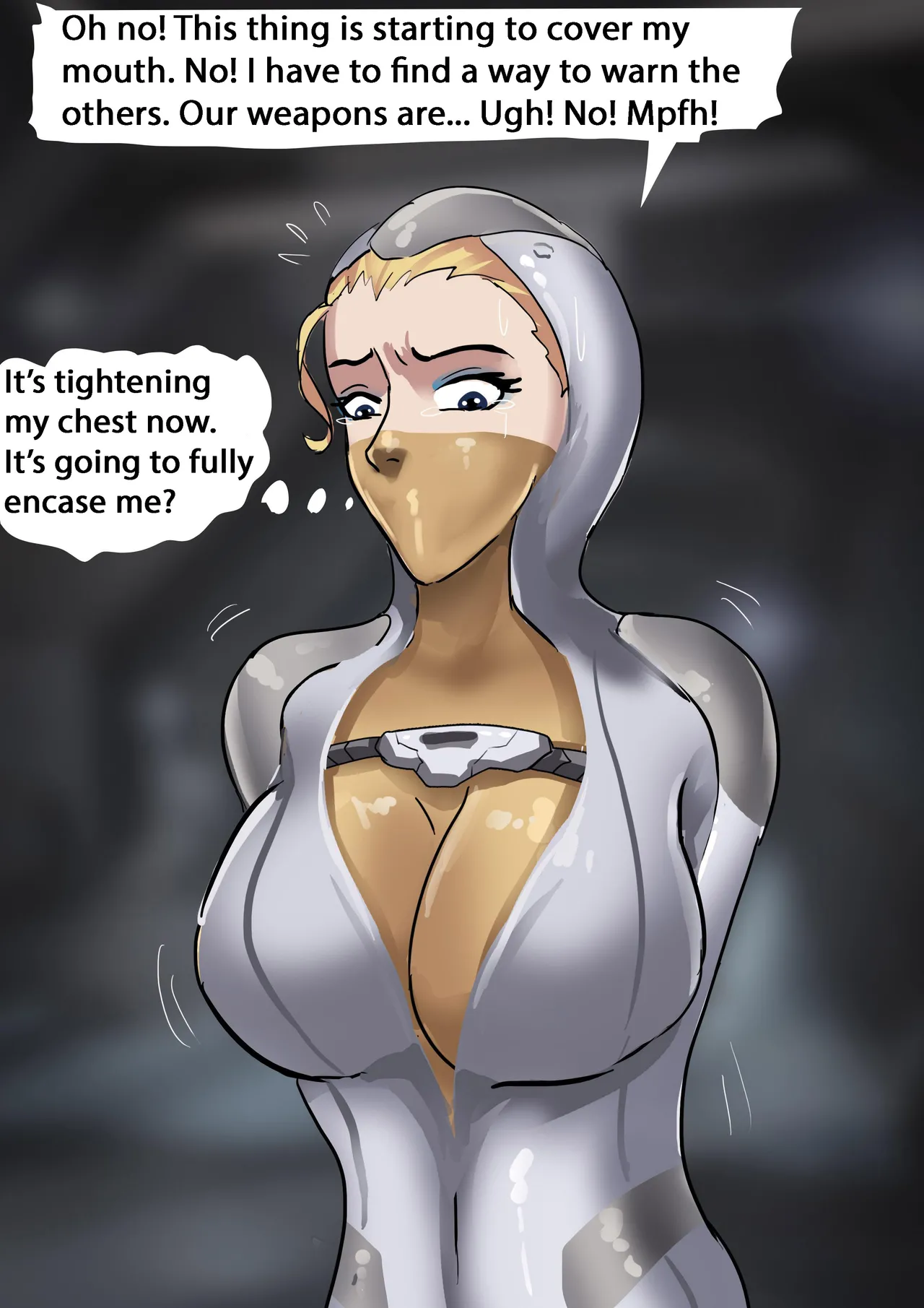 The Slave Spaceship - High Tech Bondage page 16 original parody - bondage gag hentai manga - read online free