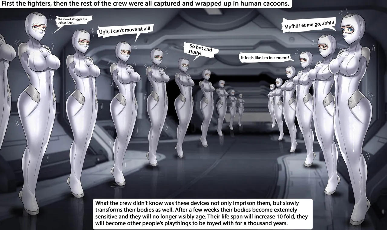 The Slave Spaceship - High Tech Bondage page 18 original parody - bondage gag hentai manga - read online free