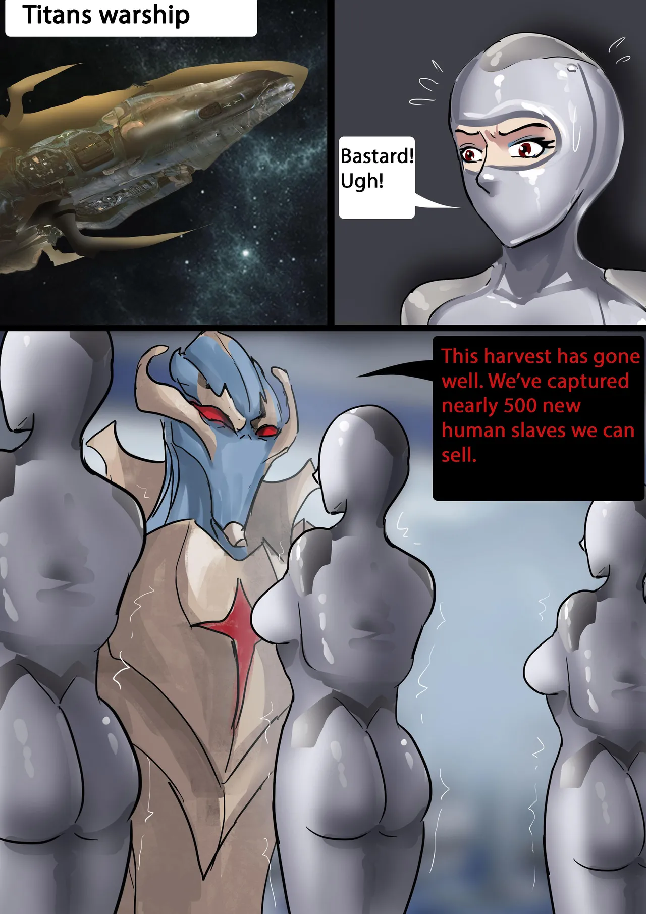 The Slave Spaceship - High Tech Bondage page 25 original parody - bondage gag hentai manga - read online free