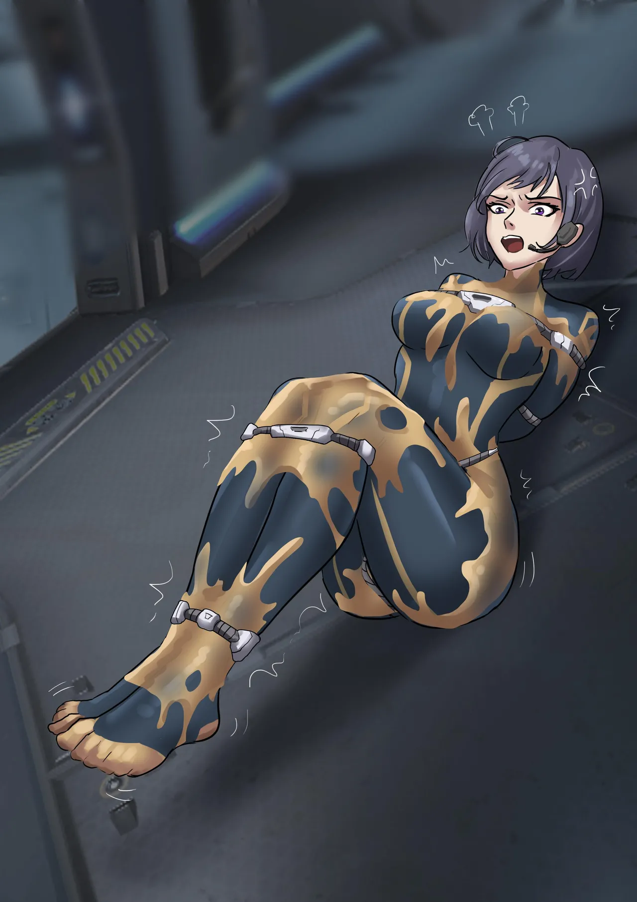 The Slave Spaceship - High Tech Bondage page 29 original parody - bondage gag hentai manga - read online free