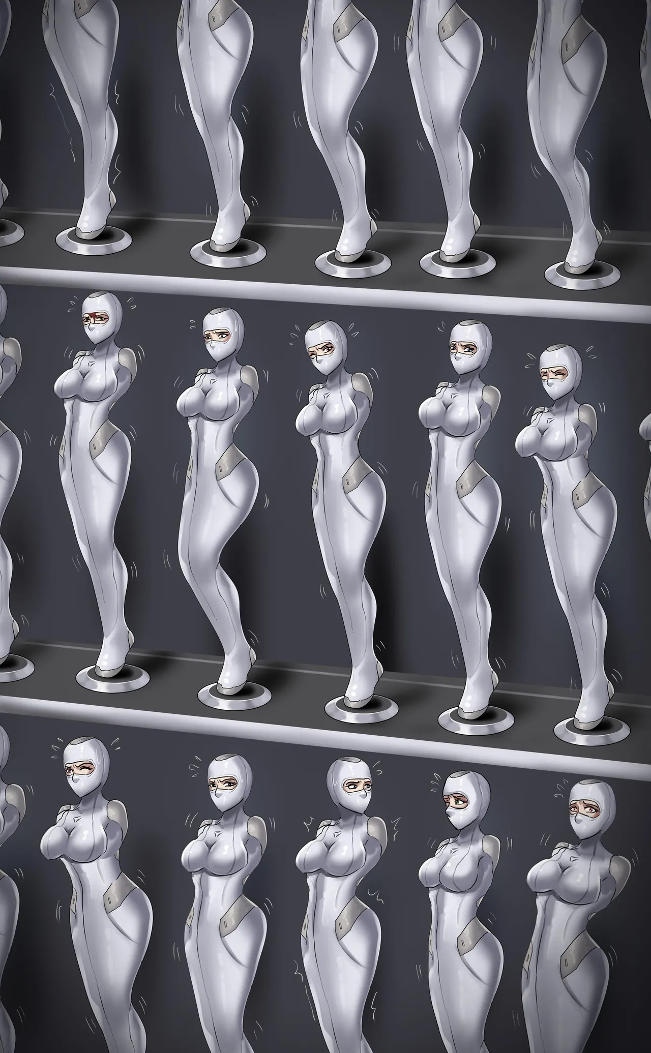 The Slave Spaceship - High Tech Bondage page 34 original parody - bondage gag hentai manga - read online free