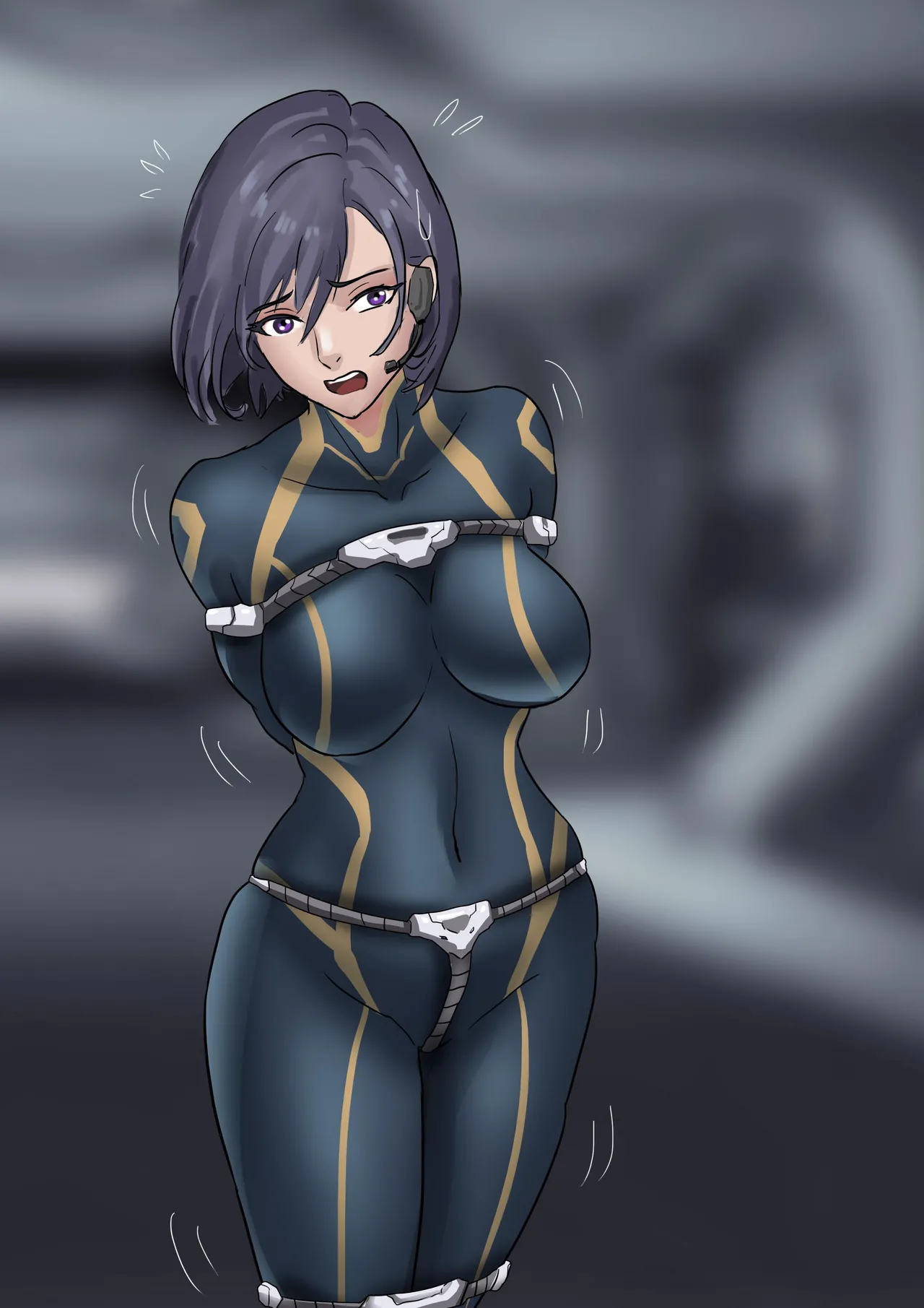 The Slave Spaceship - High Tech Bondage page 35 original parody - bondage gag hentai manga - read online free