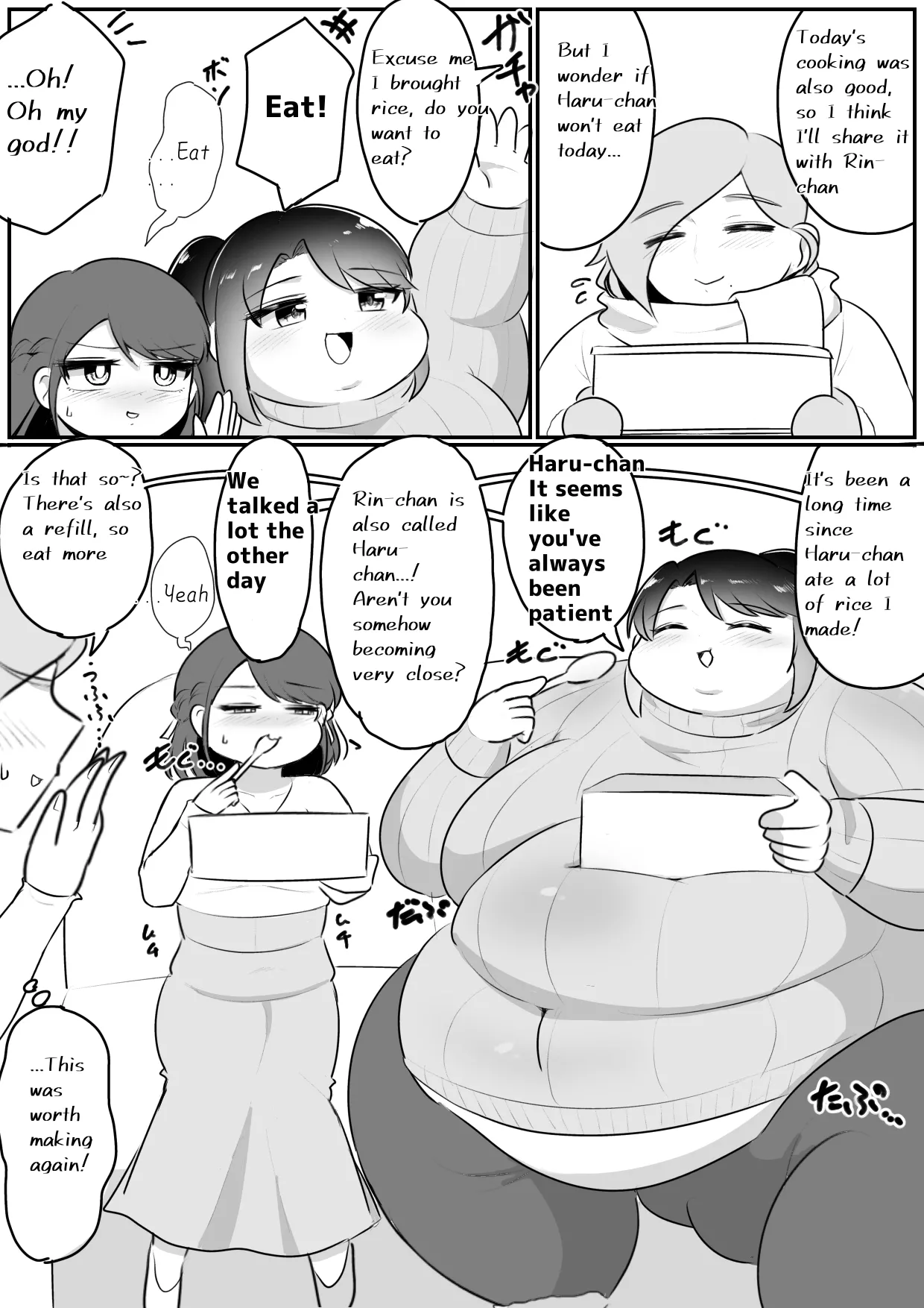 Longing for softness page 115 original parody - bbw weight gain hentai manga - read online free
