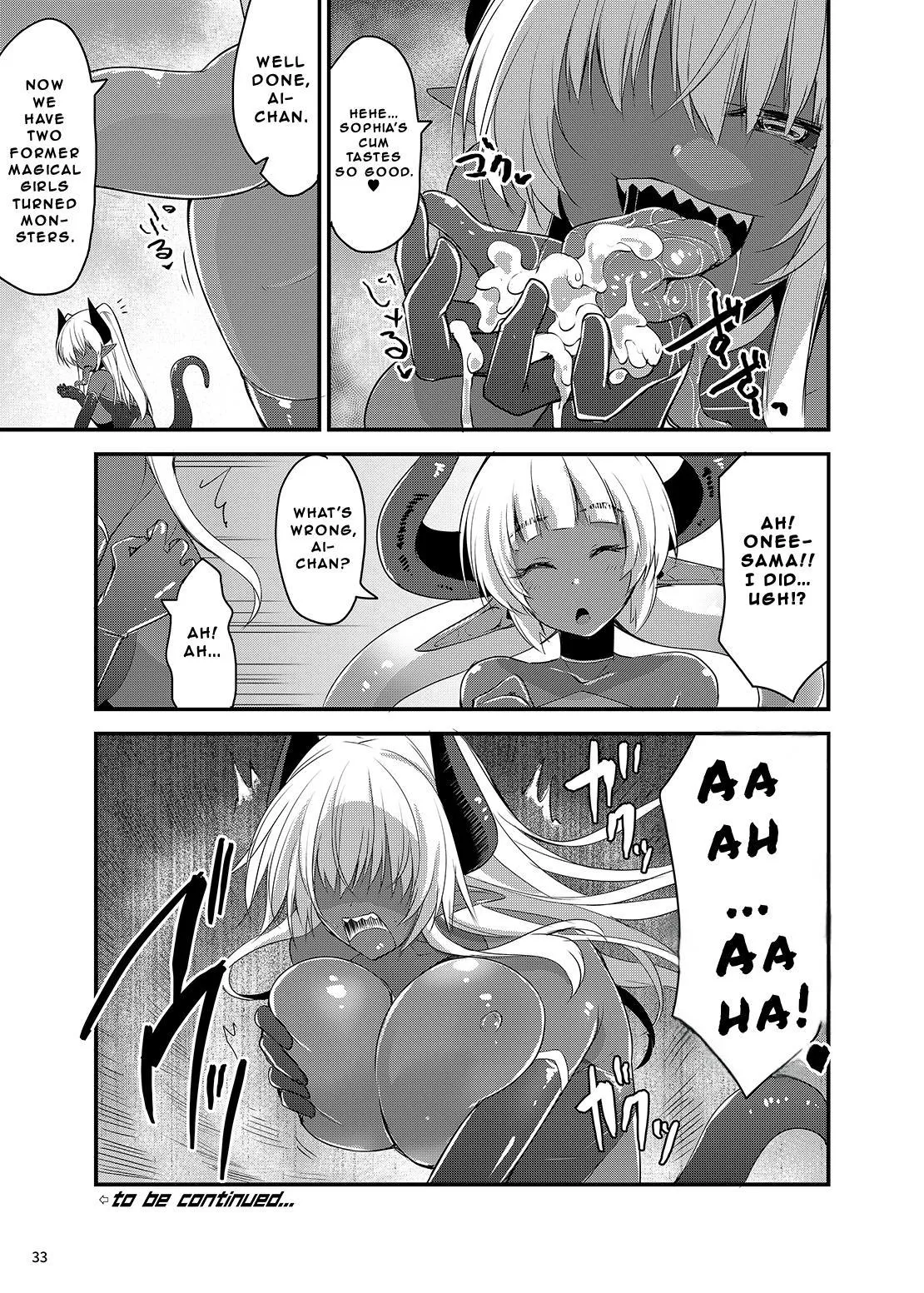 Kawaru Kaware Mahou Shoujo X | TransTransformed Magical Girl X page 32 original parody - futanari transformation hentai manga - read online free
