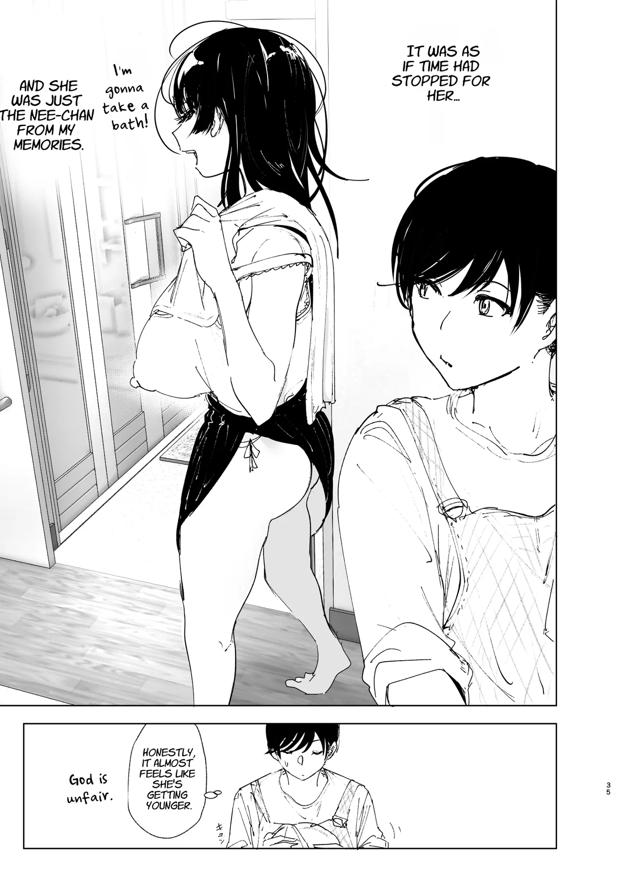 Monogatari no youni | Like a Tale page 34 original parody - kissing big breasts hentai manga - read online free