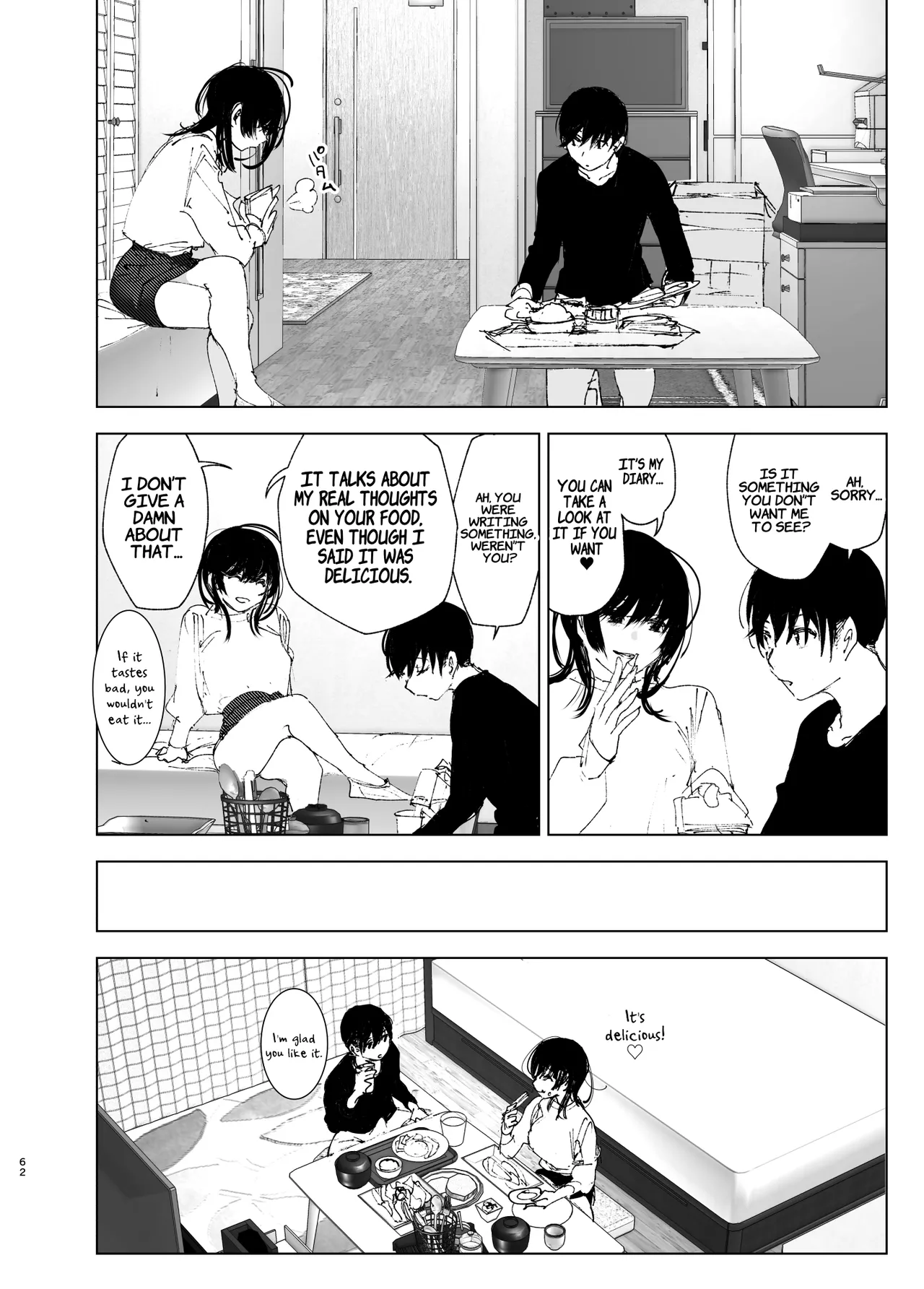 Monogatari no youni | Like a Tale page 61 original parody - sole female sole male hentai manga - read online free