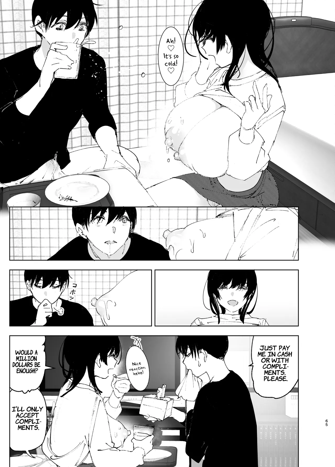 Monogatari no youni | Like a Tale page 64 original parody - kissing big breasts hentai manga - read online free