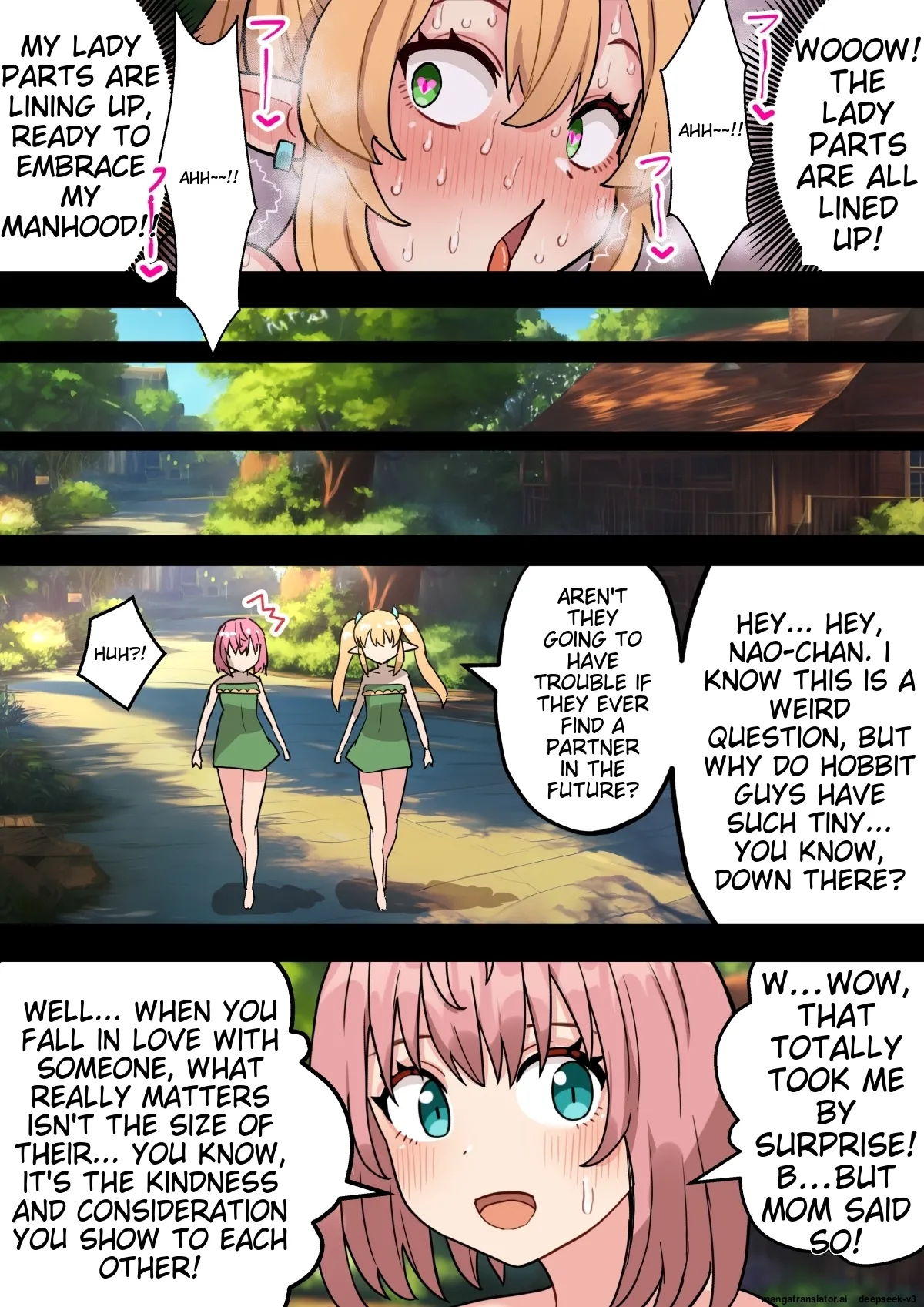 Page 66 of [Hotaru] [English] [Machine TL] Tanshou Houkei Futanari Hobbit Shoujo ga Mahou no Yubiwa de Kyokon Seiyoku Monster ni naru Hanashi 1-3