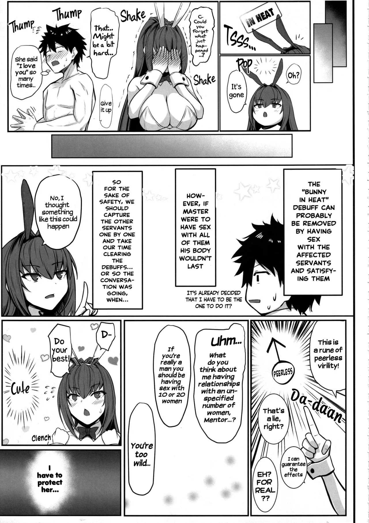 In Heat! Bunny Singularity page 16 featuring scheherazade fate grand order parody - sole male paizuri hentai manga - read online free