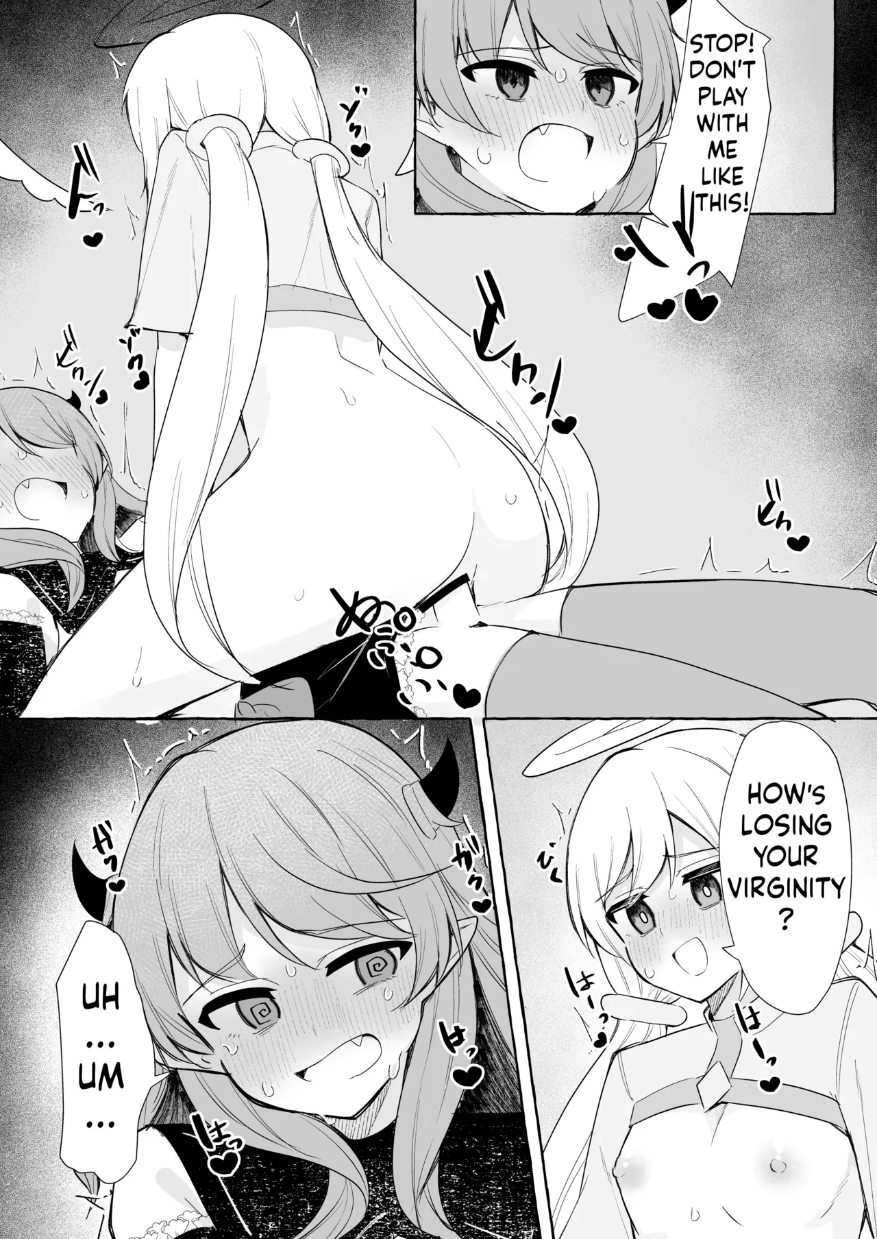 Futanari Akuma to Tenshii-chan page 18 original parody - sole female nakadashi hentai manga - read online free