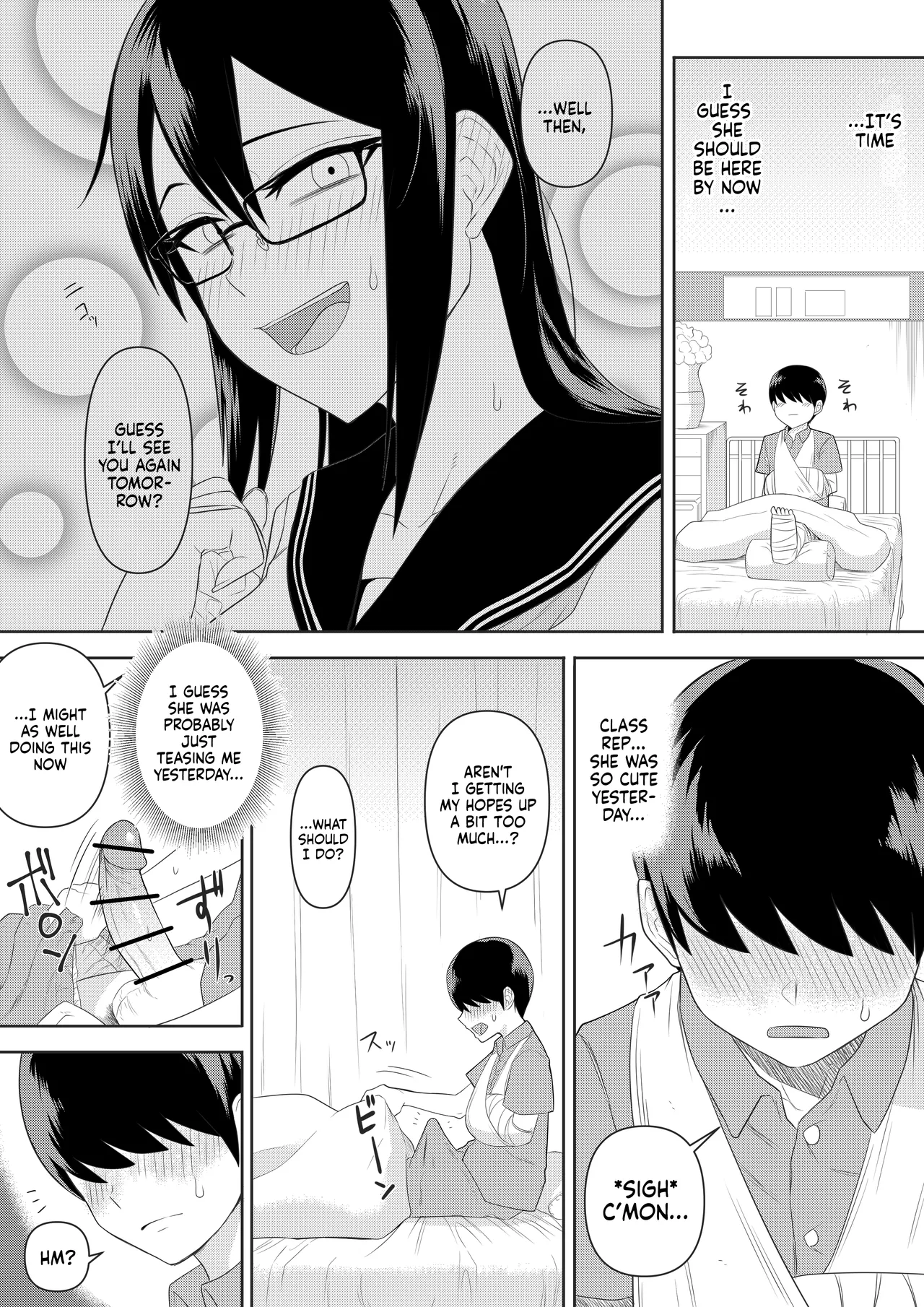 [Makosho] Sewayaki na Kyonyuu Gakkyuu Iinchou Sono 1-12 | The Kind and Caring Busty Class Rep Ch.1-12 [English] [NudeSalad] (Ongoing) page 12 original parody - sole female sole male hentai manga - read online free