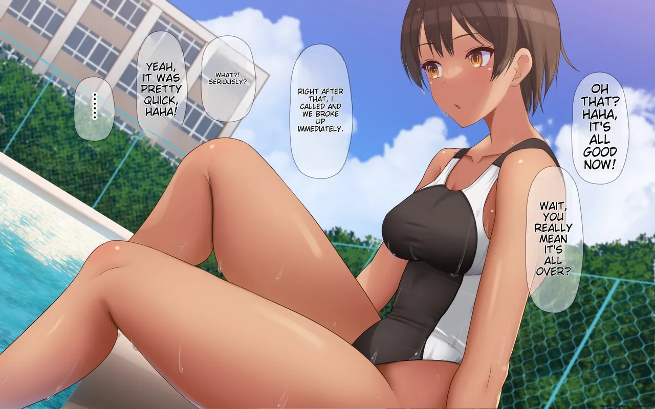 Naka ga Ii Onna Tomodachi wa Aitsu no Kanojo datta page 170 original parody - swimsuit mmf threesome hentai manga - read online free