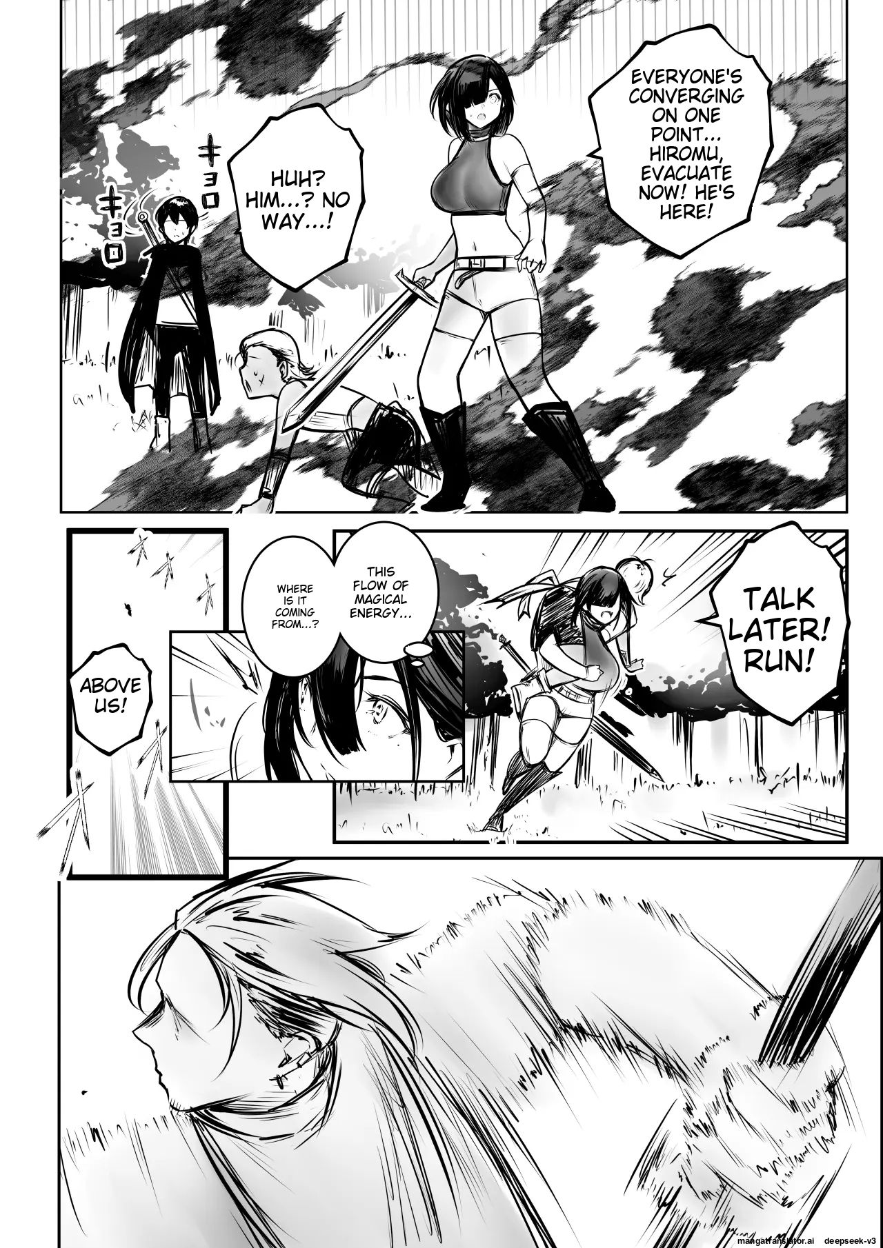 Onna Kishi Rize wa Koyoi mo Maotoko ni Dakareru 3 page 9 original parody - big breasts mmf threesome hentai manga - read online free