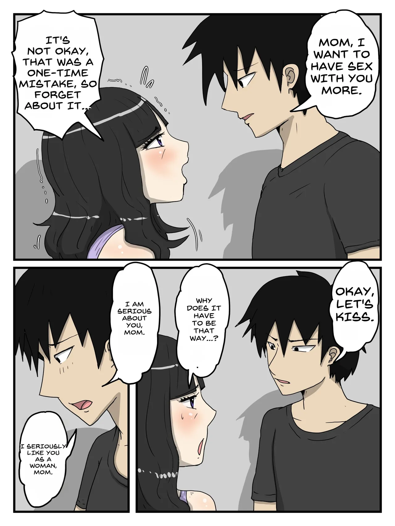 Haha no Seishori Fella no Tsuzuki wa Nakadashi Sex made Shitai page 35 original parody - milf big breasts hentai manga - read online free