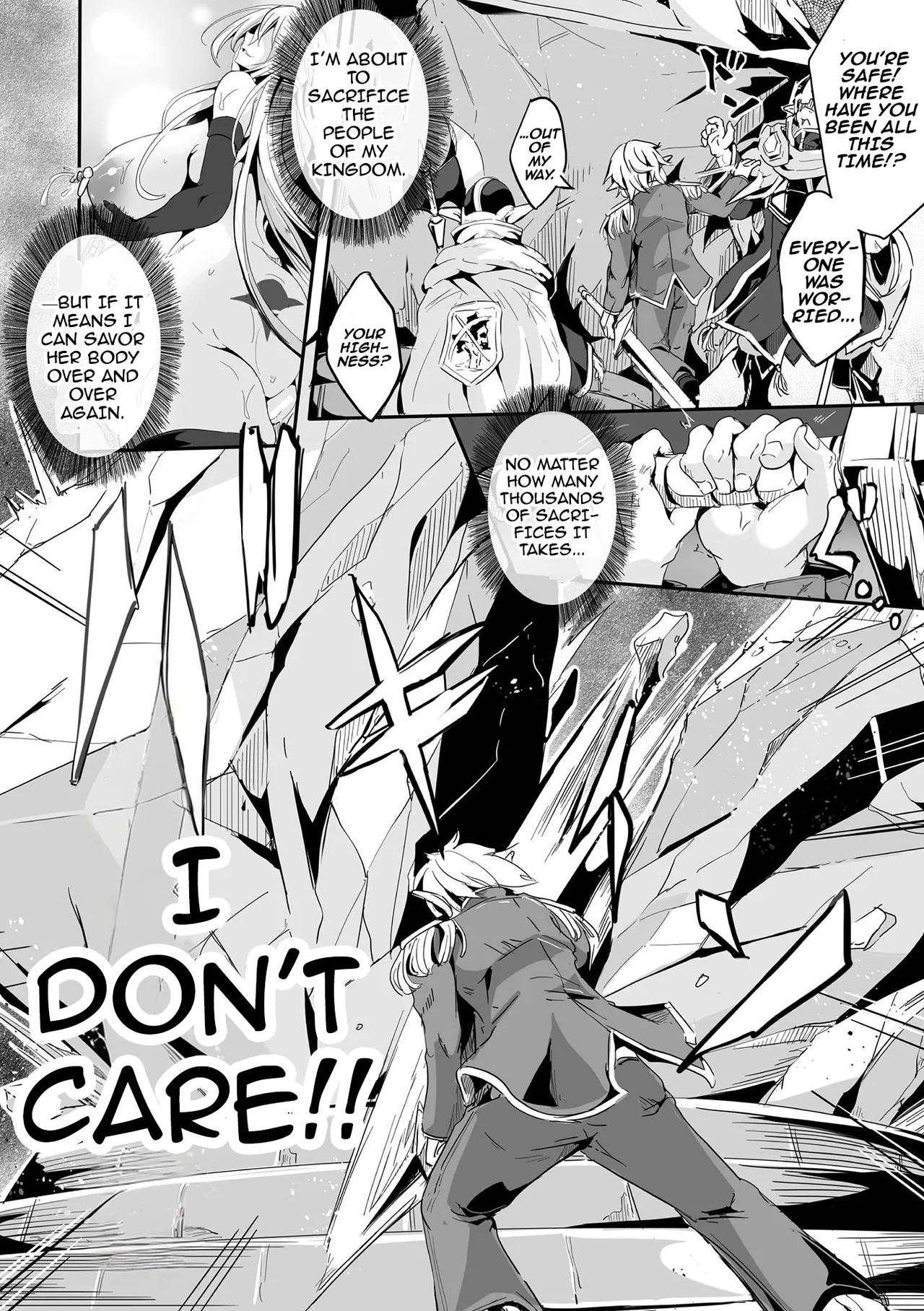 Kooni no Kuni no Mesu Elf Ch. 3 | Female Elves of the Goblin Country Ch. 3 page 16 - nakadashi gloves hentai manga - read online free