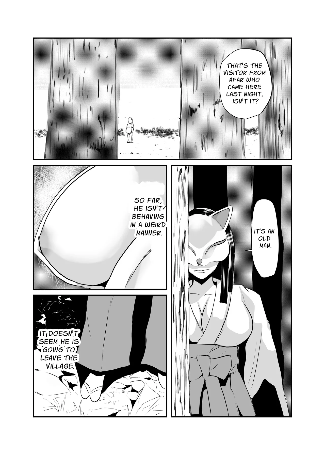 [Chikuwa-kai (Fuyutsuki)] Inshuu-mura Tai Tanetsuke Oji-san | Traditional Village vs The Mating Man [English] [sakurei] page 17 original parody - sole female sole male hentai manga - read online free