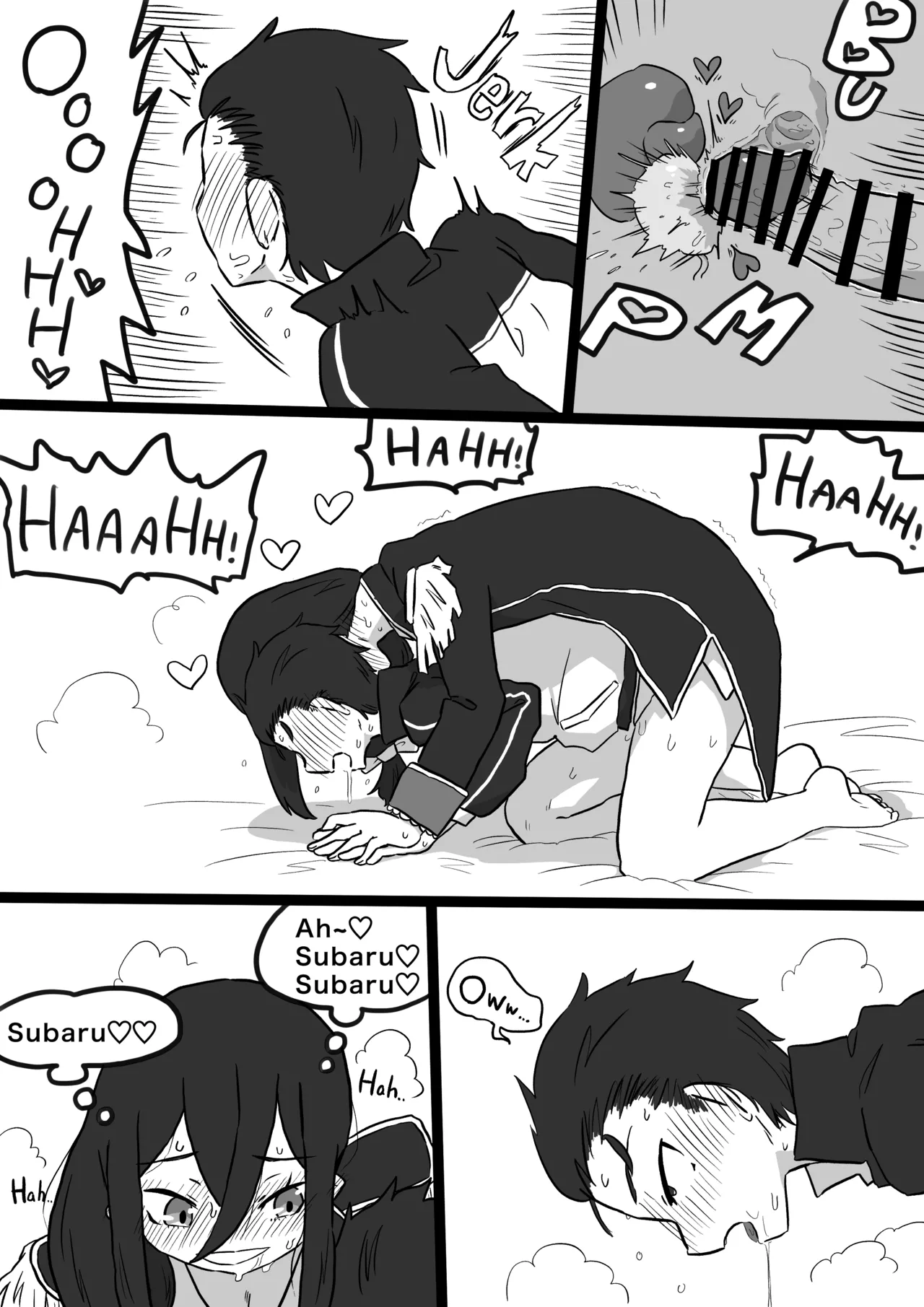 Subaru x Royal Candidates page 16 featuring crusch karsten re zero kara hajimeru isekai seikatsu parody - nakadashi big penis hentai manga - read online free