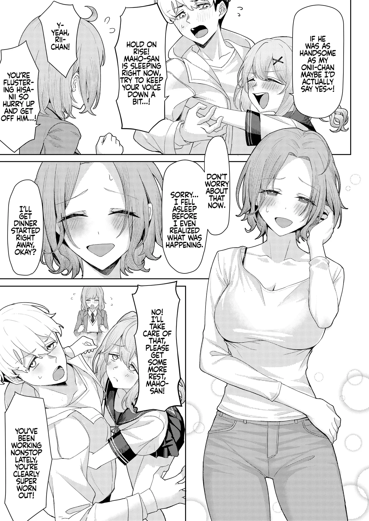Page 4 of Chichi no Saikon de Doukyo suru Koto ni Natta Gibo no Gijou Shimai to Kawarugawaru Sex shite shimatta Hon | Living with My Stepmom and Stepsisters After Dad's Remarriage and Having Sex with Them All