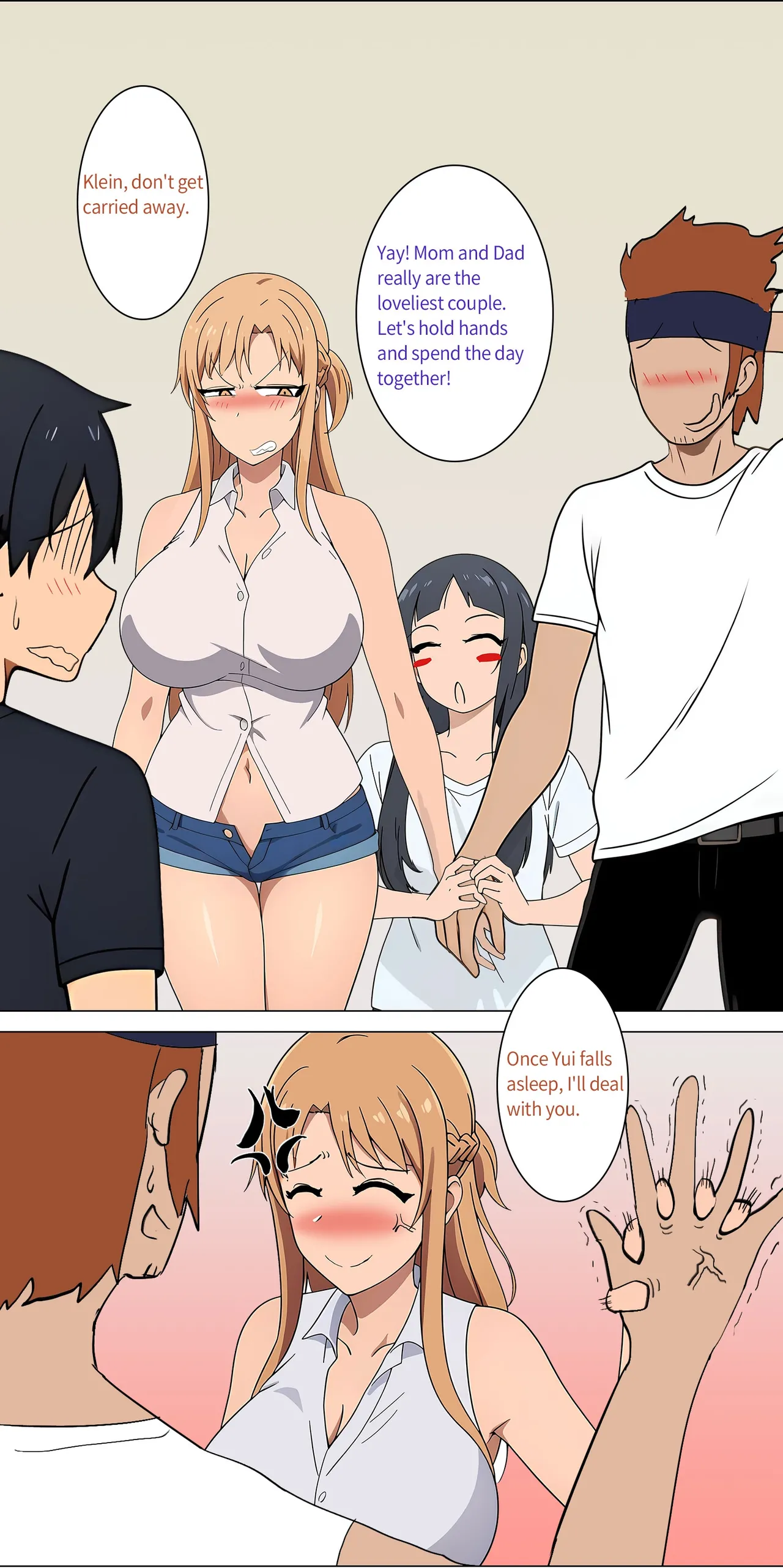 Asuna family 1-26 page 12 featuring yui sword art online parody - milf big breasts hentai manga - read online free