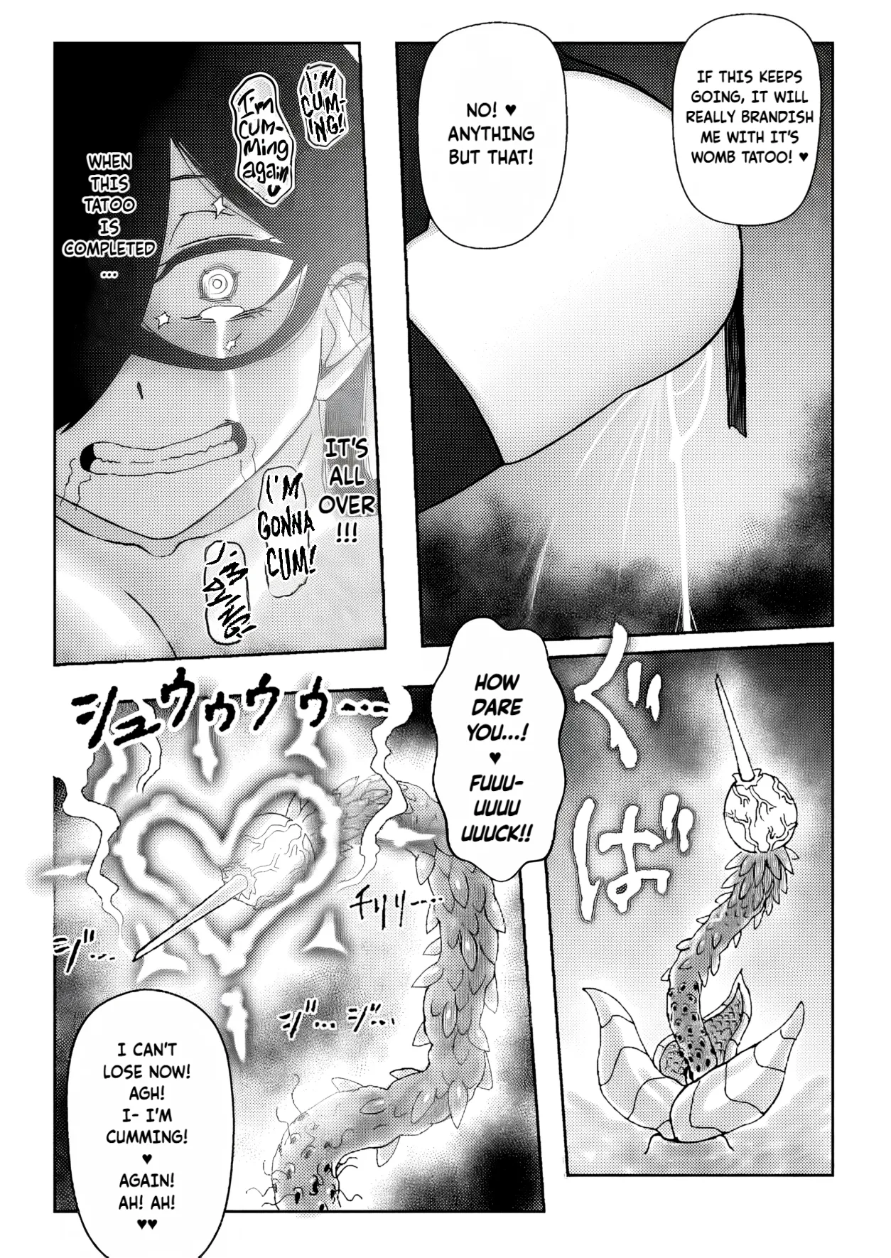 Majo ga Shokushuu to Mushi ni Kisei Sarete Shikyuu to Jinsei o Mechakucha ni Sareru Hanashi | A story of a witch infected by tentacles and bugs and how they seriously messed up her womb and life! page 28 original parody - squirting big breasts hentai manga - read online free