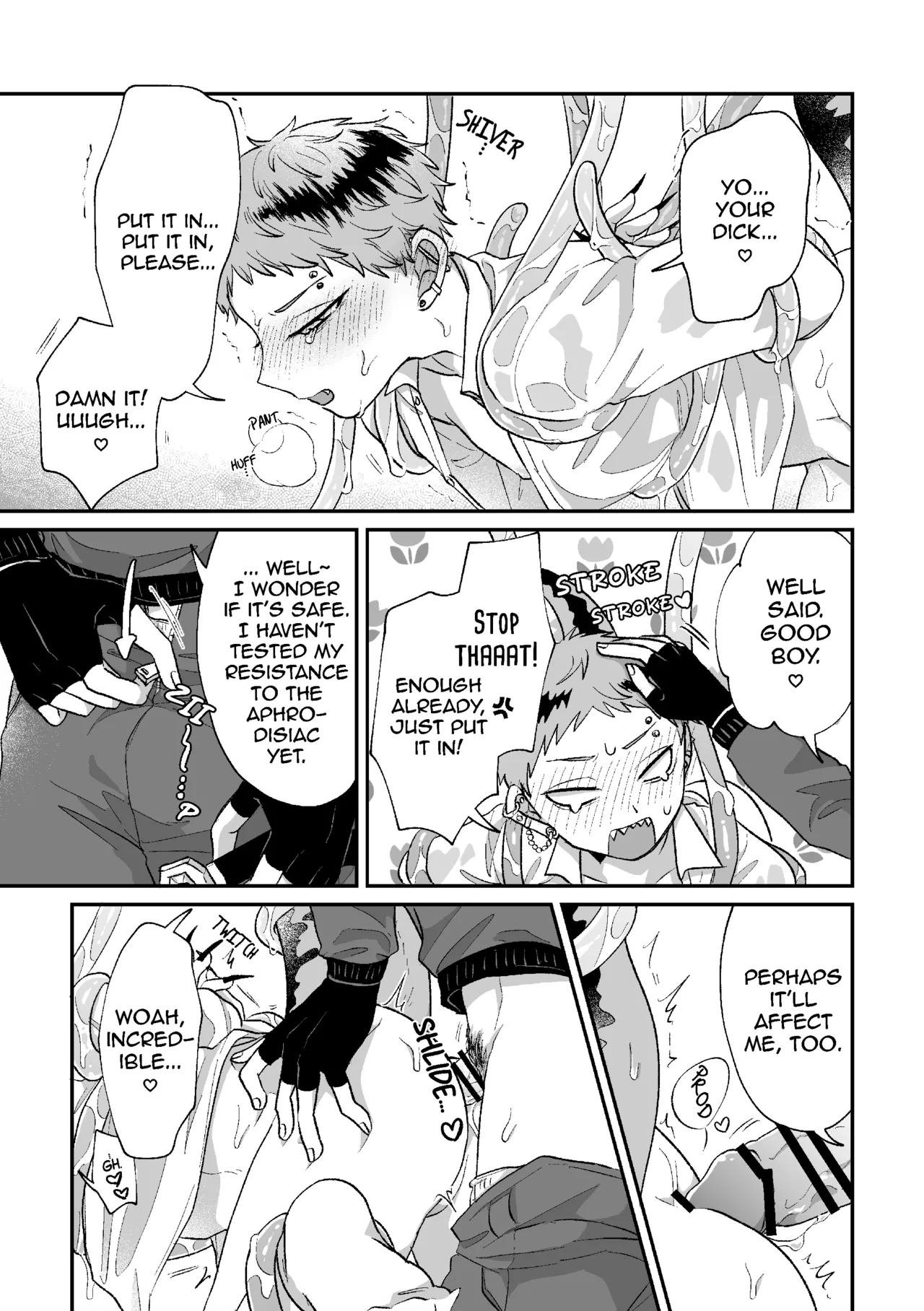 I'm Sorry, but This is an Ero Manga II page 20 - unusual teeth piercing hentai manga - read online free