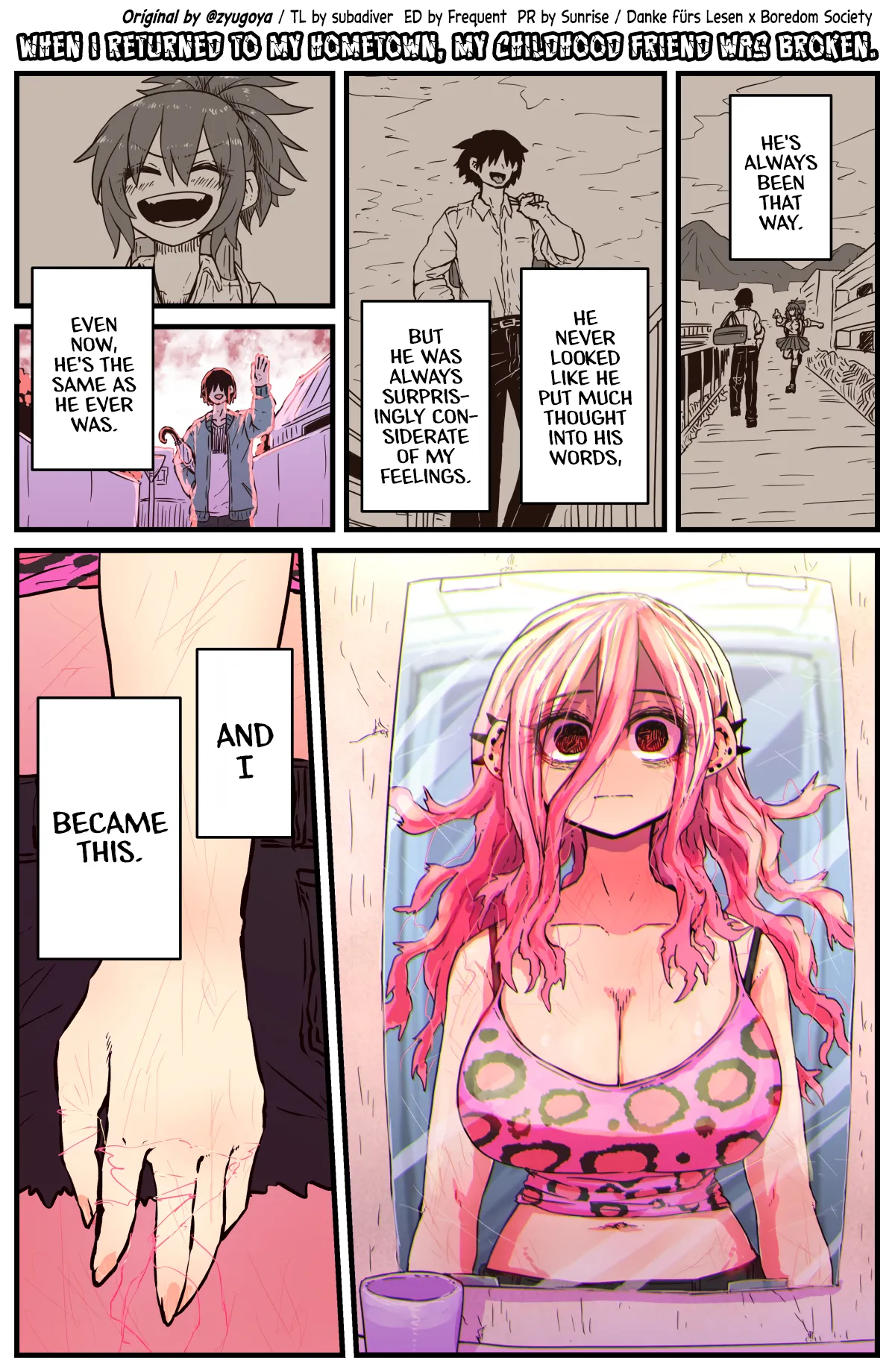 Jimoto ni Kaettekitara Osananajimi ga Kowareteta | When I Returned to My Hometown, My Childhood Friend was Broken page 11 original parody - squirting big breasts hentai manga - read online free