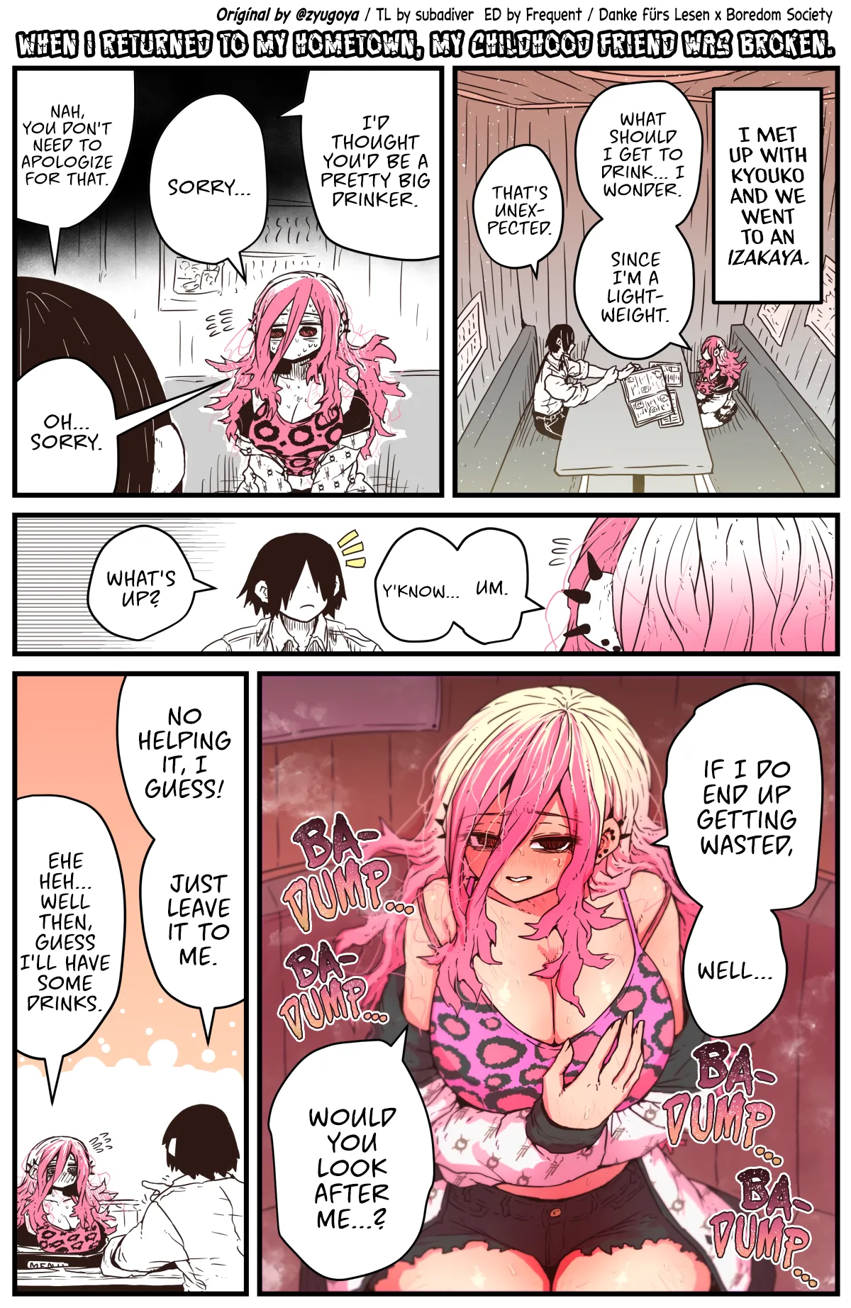 Jimoto ni Kaettekitara Osananajimi ga Kowareteta | When I Returned to My Hometown, My Childhood Friend was Broken page 14 original parody - sole female sole male hentai manga - read online free