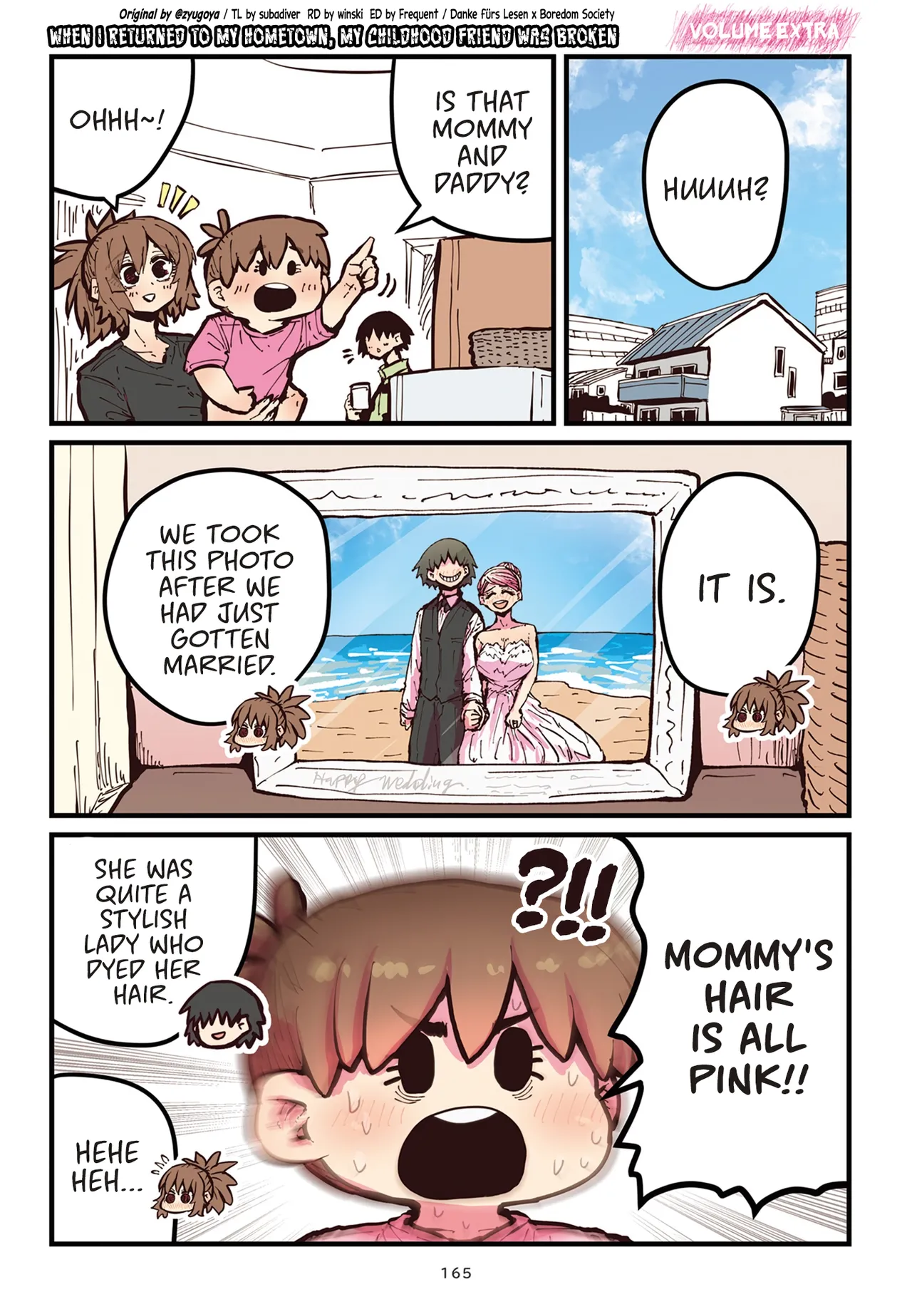 Jimoto ni Kaettekitara Osananajimi ga Kowareteta | When I Returned to My Hometown, My Childhood Friend was Broken page 167 original parody - sole female sole male hentai manga - read online free