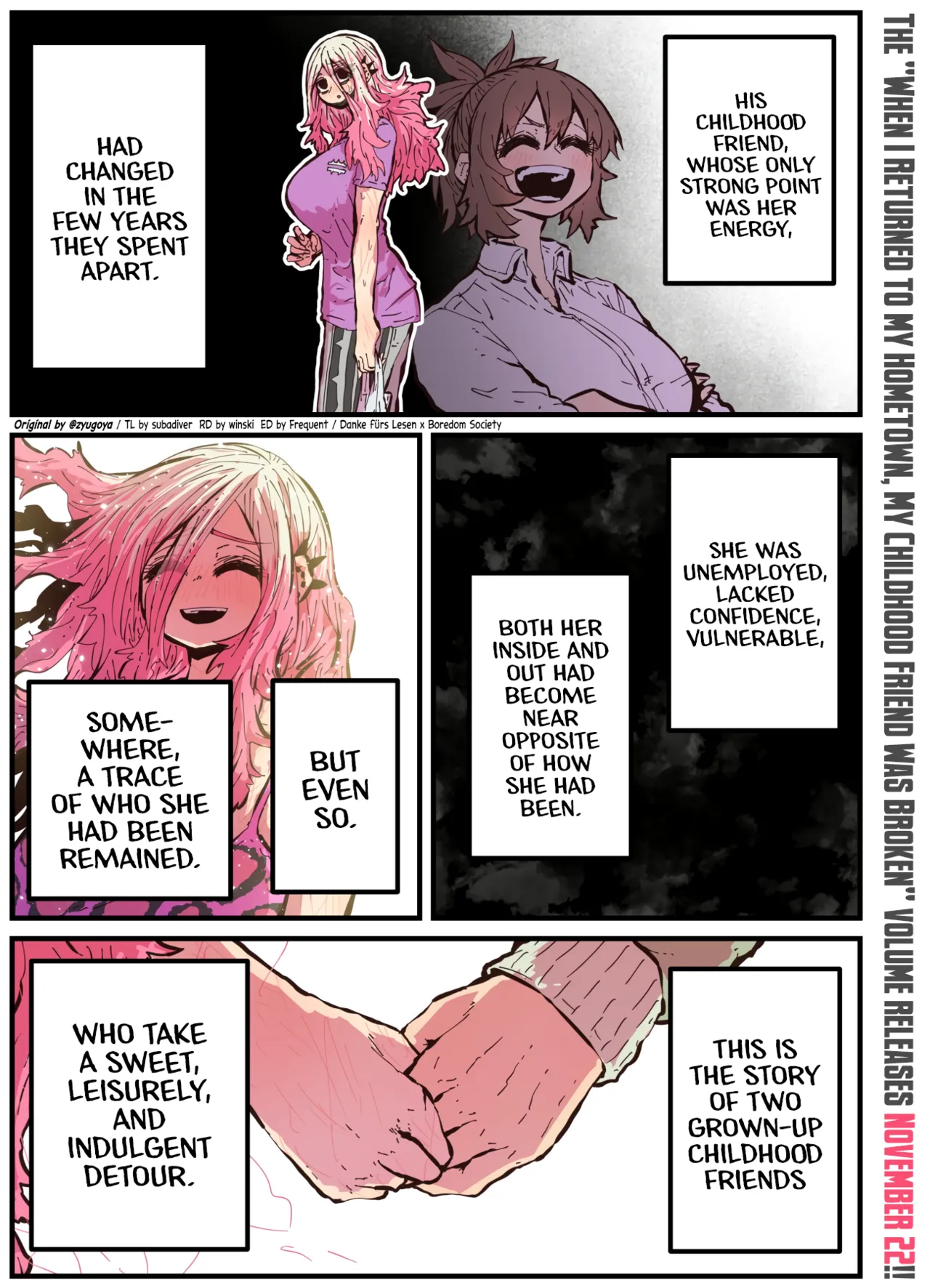 Jimoto ni Kaettekitara Osananajimi ga Kowareteta | When I Returned to My Hometown, My Childhood Friend was Broken page 183 original parody - sole female sole male hentai manga - read online free