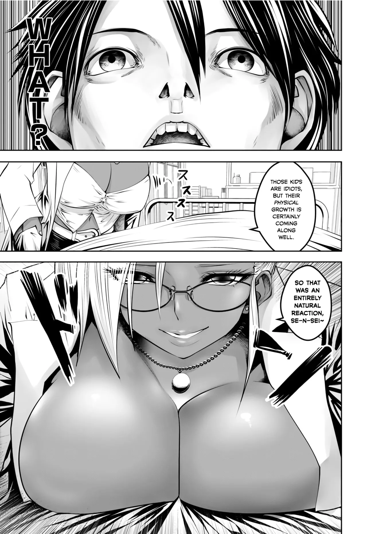 Black Gakkou ni Tsutomete Shimatta Sensei - Transferred to the Gyaru Academy vol 1 page 66 - big breasts gyaru hentai manga - read online free