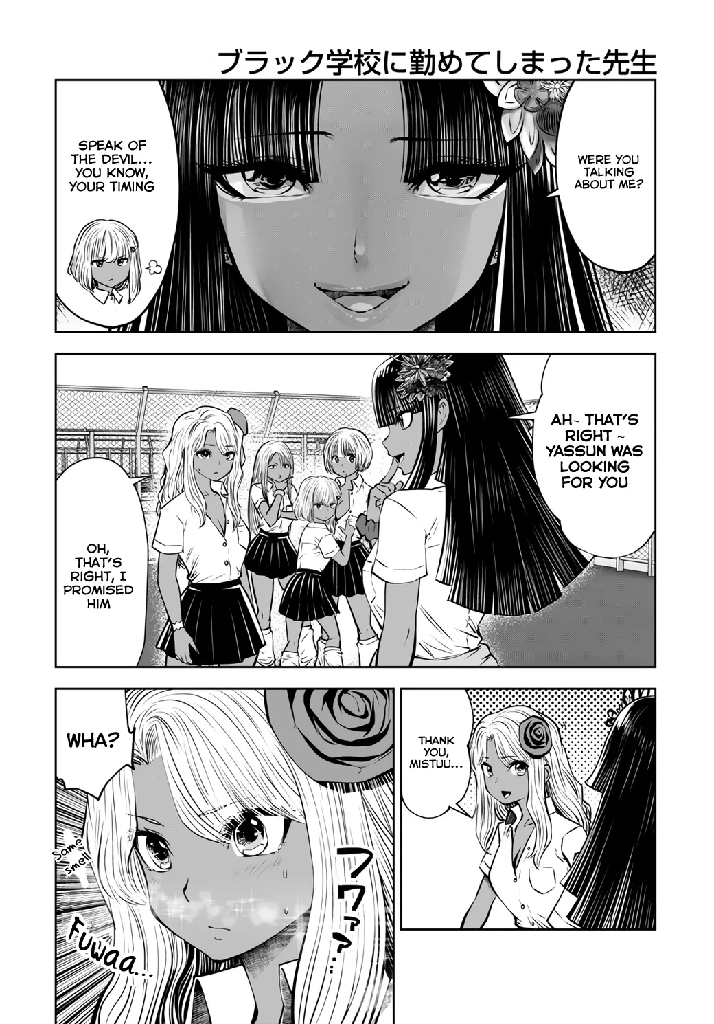 Black Gakkou ni Tsutomete Shimatta Sensei - Transferred to the Gyaru Academy vol 4 page 13 - big breasts gyaru hentai manga - read online free