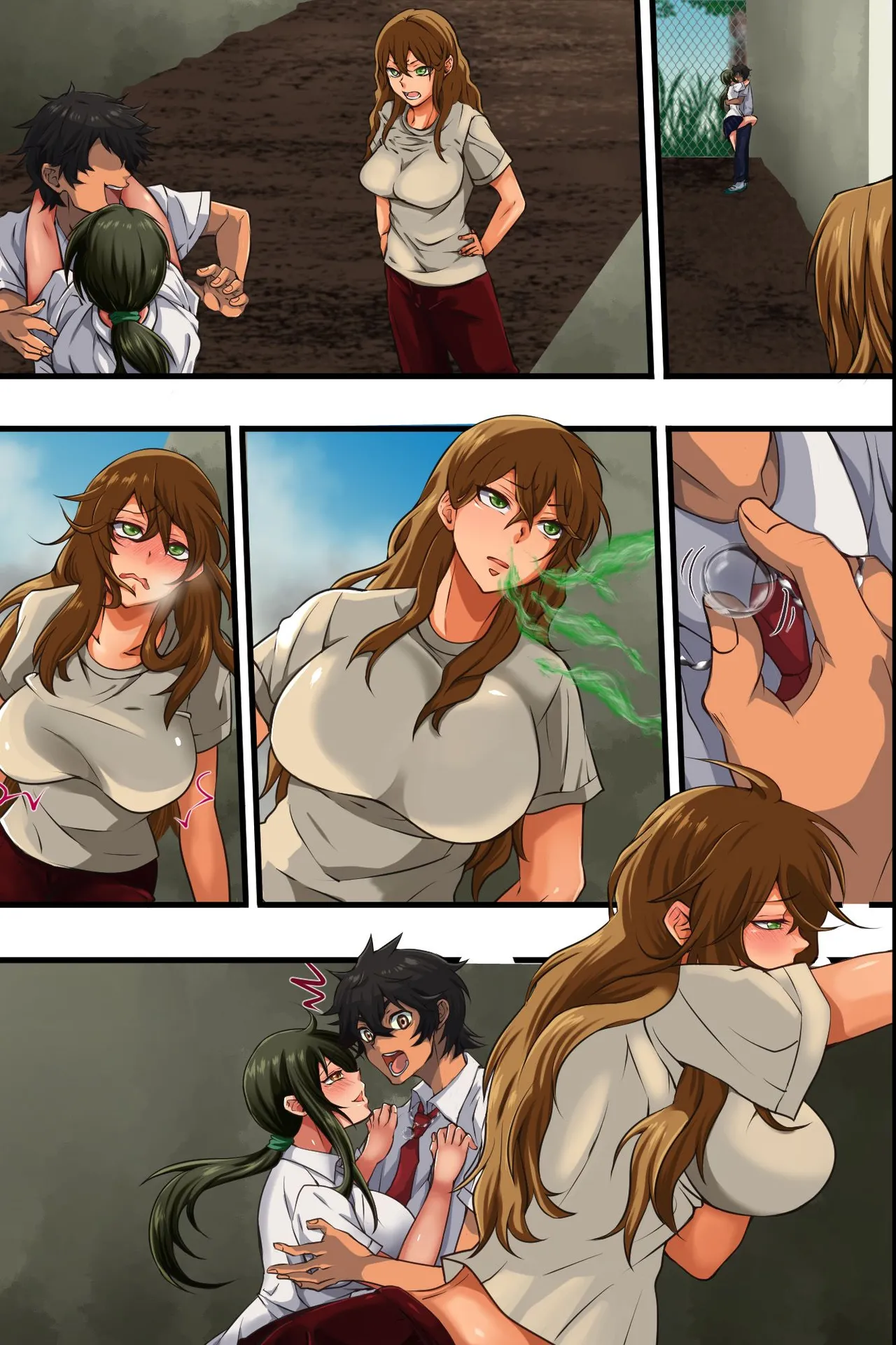 Gakuen Sennou Life! Pashiri no Boku ga Gakuen de Harem o Kizukechatta Riyuu page 61 original parody - full color big breasts hentai manga - read online free