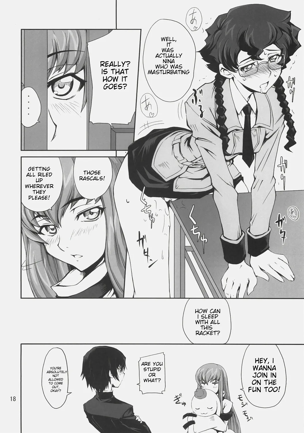 CodeRED page 17 featuring kallen stadtfeld code geass parody - rough translation stockings hentai manga - read online free