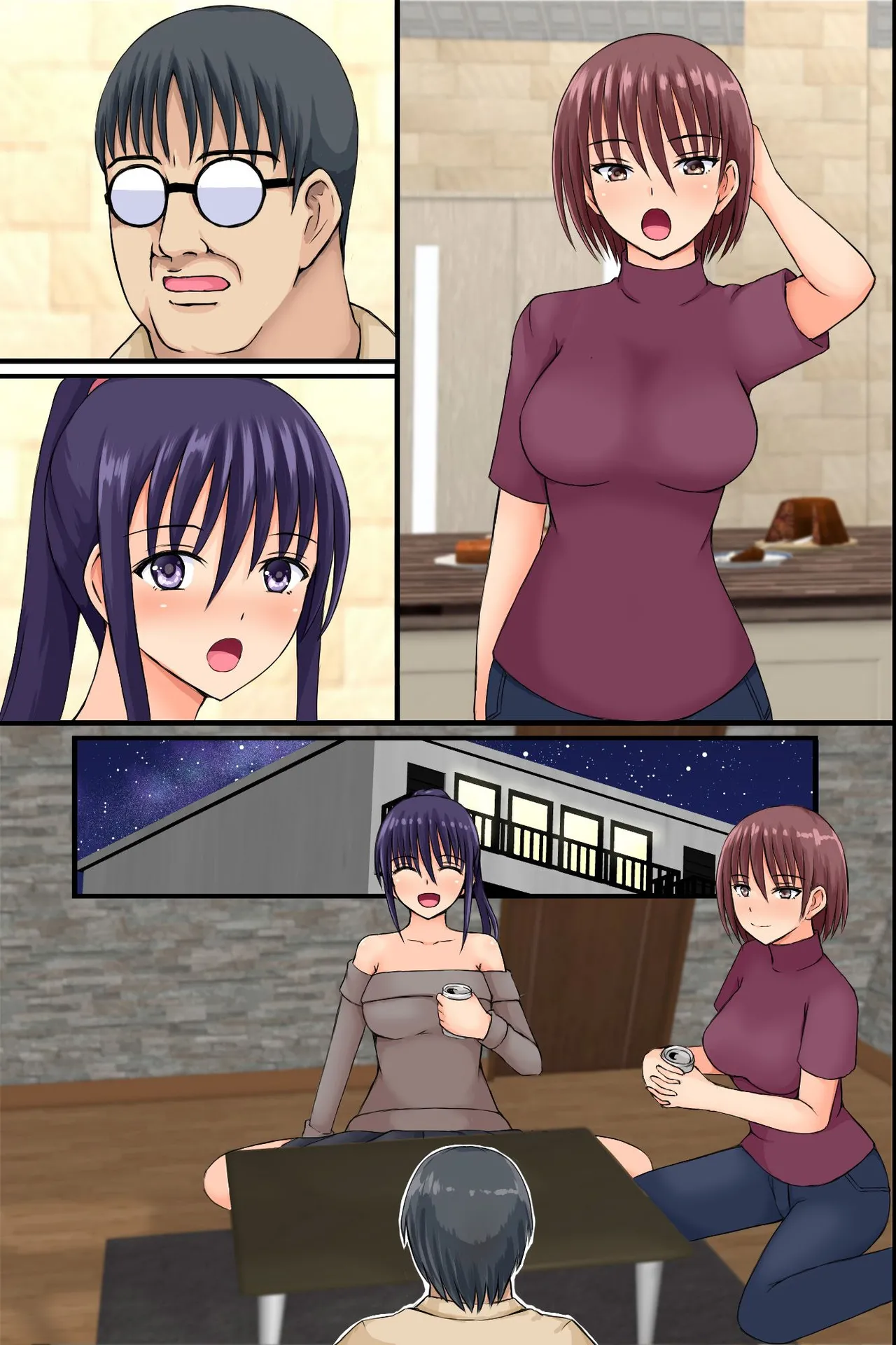 底辺主人公が巨乳女先輩で童貞卒業したりツンデレ幼なじみを便女にしたりする話 page 45 original parody - big breasts full color hentai manga - read online free