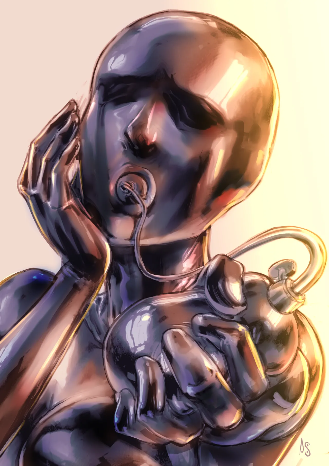 Nymph page 10 original parody - bondage bodysuit hentai manga - read online free