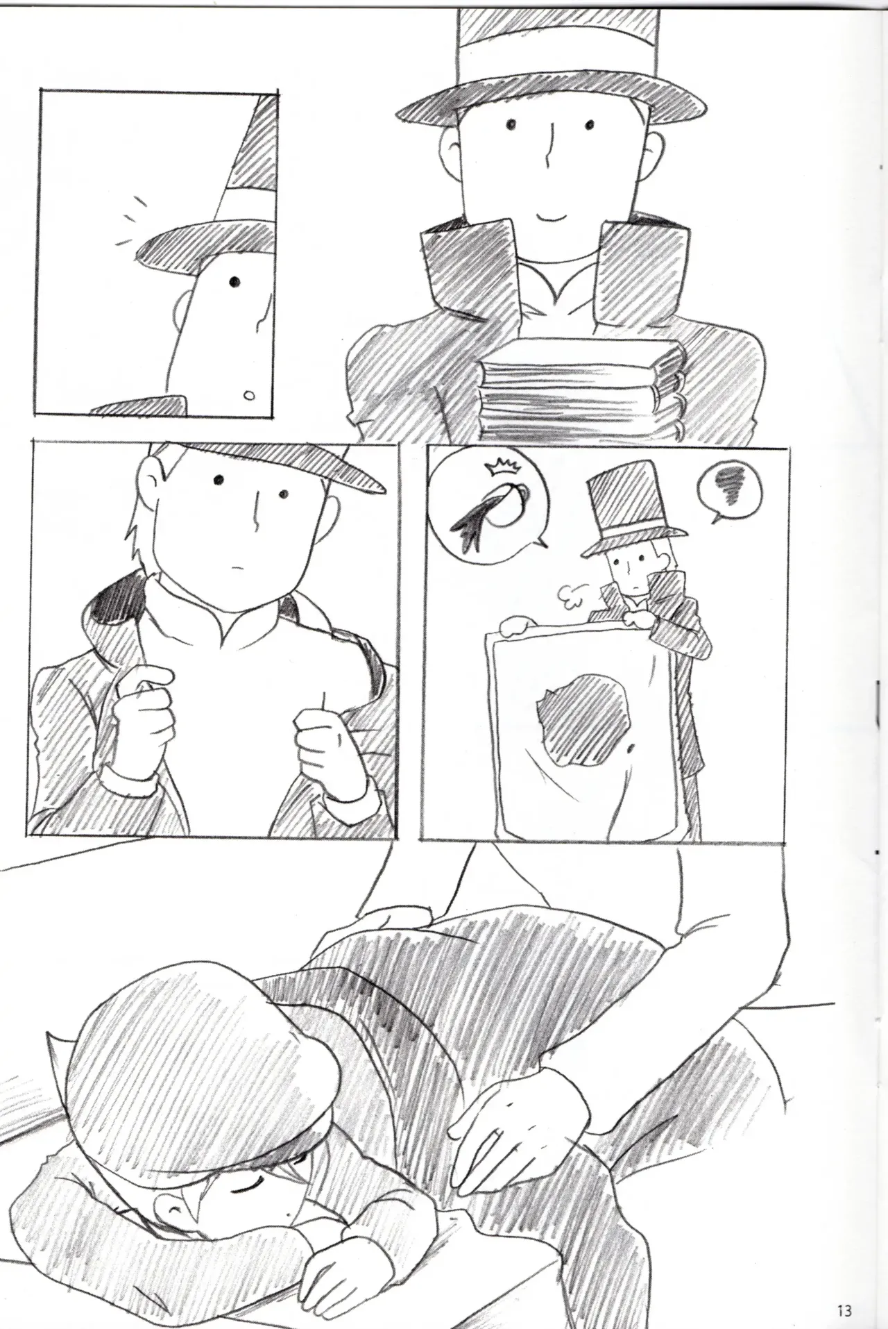 Dear Professor - Professor Layton dj - Page 13