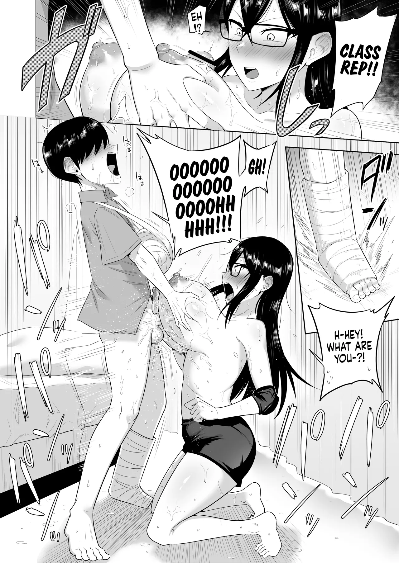 [Makosho] Sewayaki na Kyonyuu Gakkyuu Iinchou Sono 1-13 | The Kind and Caring Busty Class Rep Ch.1-13 [English] [NudeSalad] (Ongoing) page 57 original parody - sole female sole male hentai manga - read online free