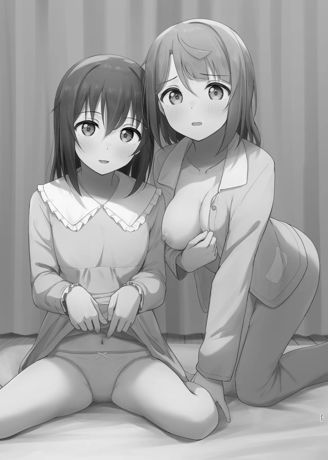 Watashi no Osananajimi / Senpai ga Kioku Soushitsu ni!? Kieta Tokimeki o Torimodose!! page 27 featuring shizuku osaka love live nijigasaki high school idol club parody - group ffm threesome hentai manga - read online free