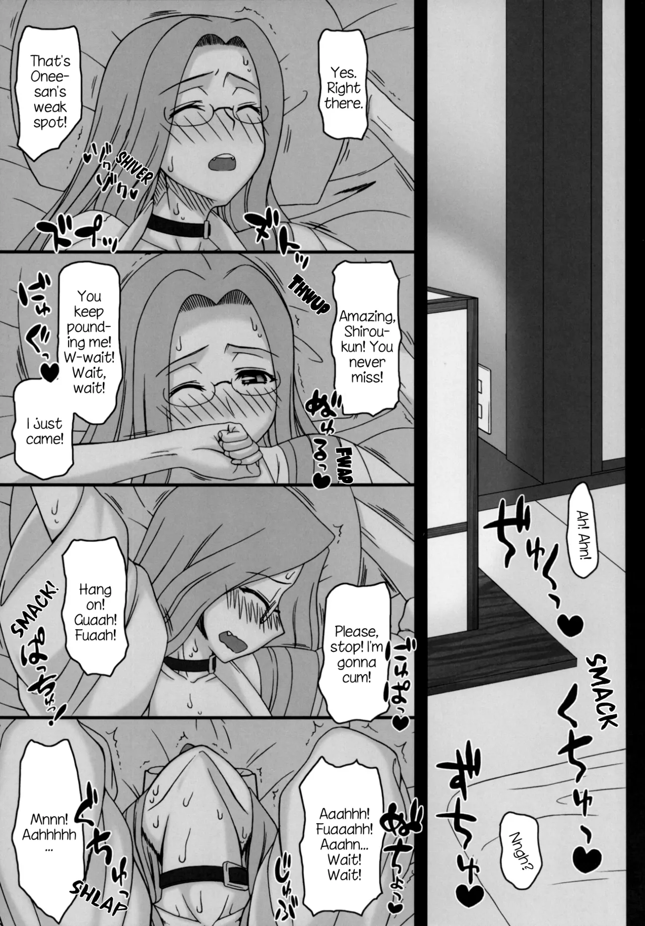 (C88) [Gachinko Shobou (Kobanya Koban)] Rider-san ni Yobai wo Onegai Saremashita. (Zenpen) | Rider-san Invited Me Over at Night (Part 1) (Fate/stay night) [English] [EHCOVE] page 20 featuring shirou emiya fate stay night parody - big breasts glasses hentai manga - read online free
