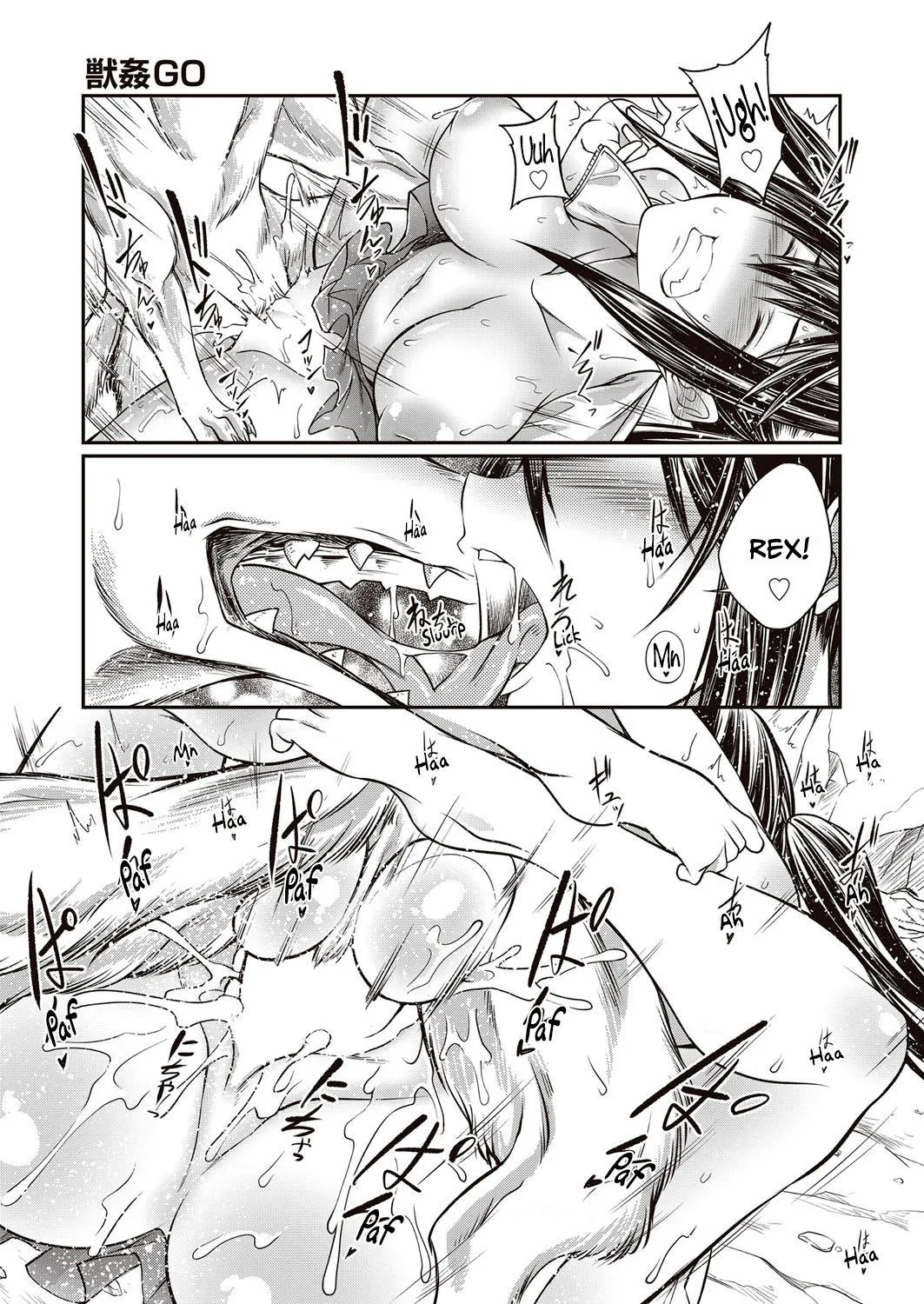Juukan Koimonogatari | Bestiality Love Stories page 98 - kissing big breasts hentai manga - read online free