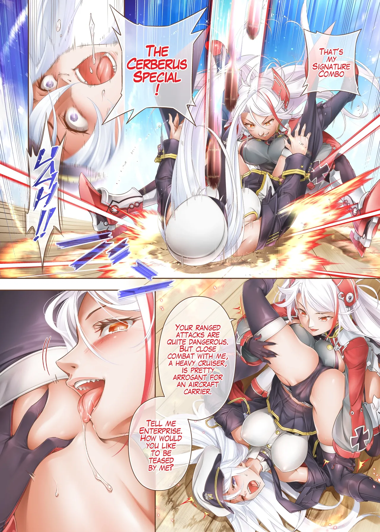 Azur Ring - Iron Blood Match! page 11 featuring enterprise azur lane parody - yuri bondage hentai manga - read online free