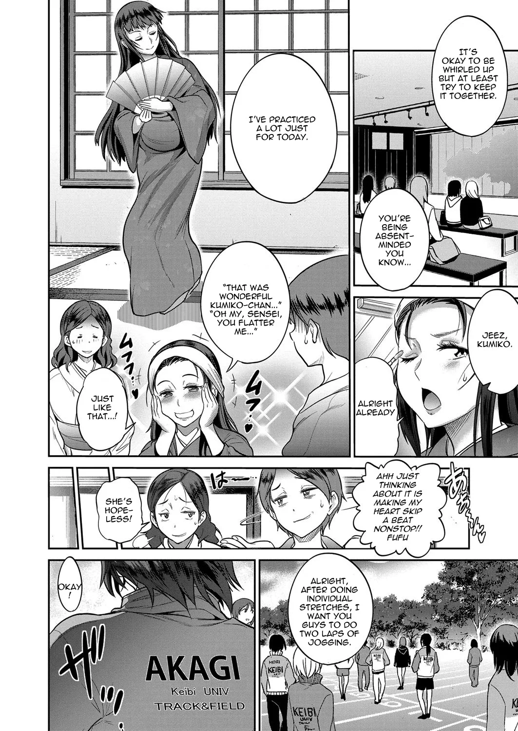 Joshi Luck! 2 Years Later 2 page 202 - rough translation big breasts hentai manga - read online free