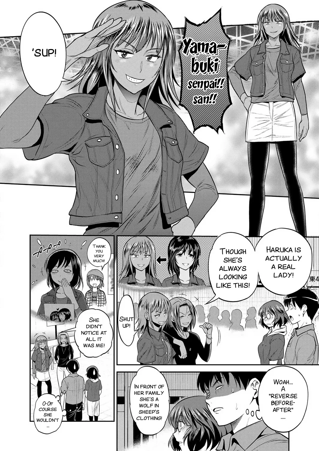 Joshi Luck! 2 Years Later 2 page 96 - rough translation big breasts hentai manga - read online free