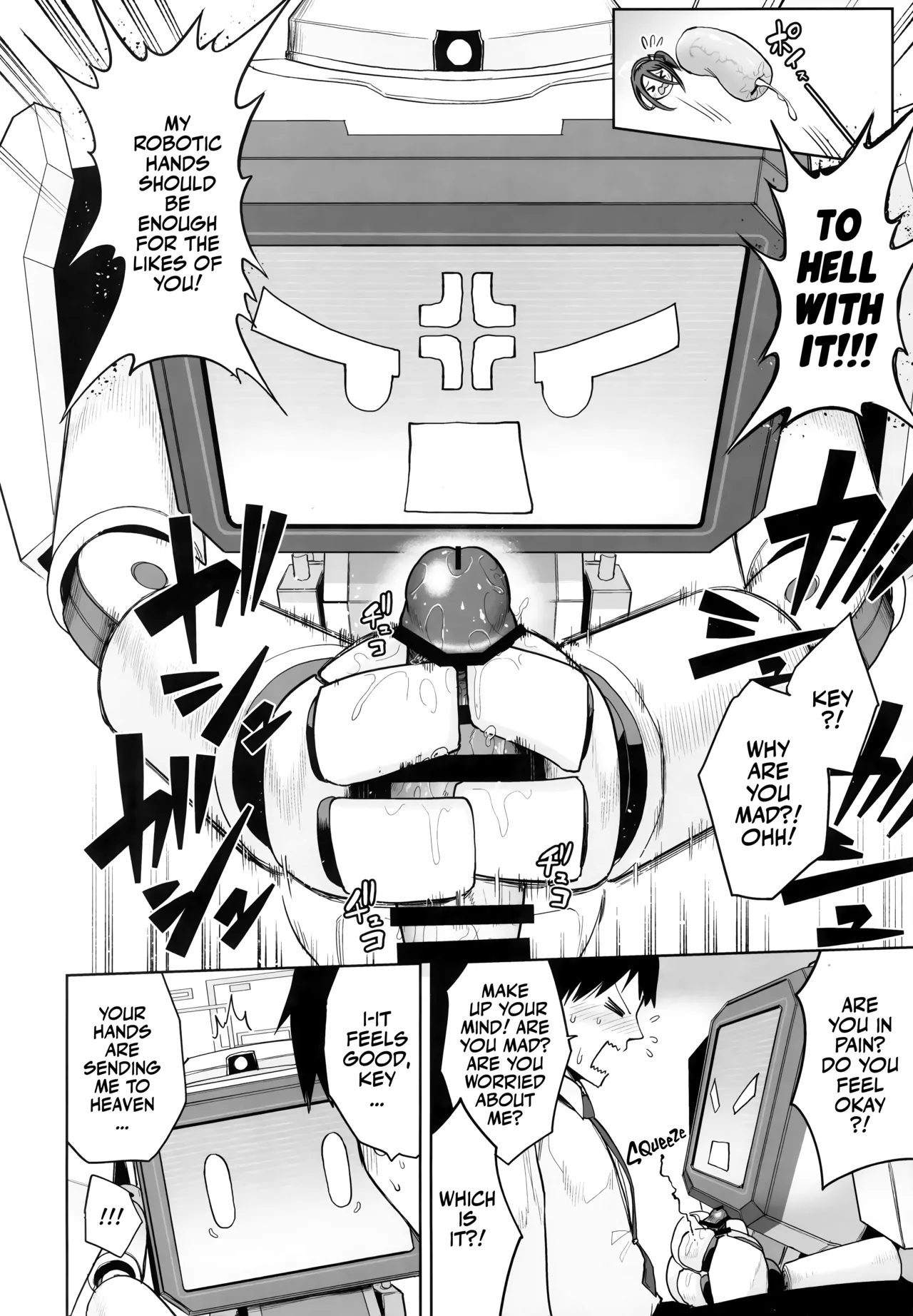 Donna Sugata demo Kimi wa, Konna Sugata demo Anata wa | Deep Inside, It's Still You! page 9 featuring sensei blue archive parody - sole male robot hentai manga - read online free