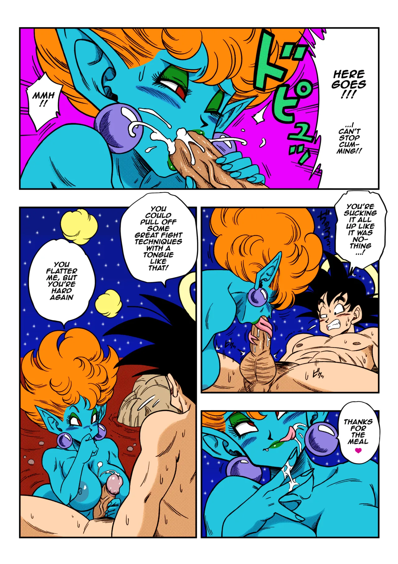 Paradise or Hell?! Snake Princess's Hospitality page 13 featuring princess snake dragon ball z parody - sole male nakadashi hentai manga - read online free