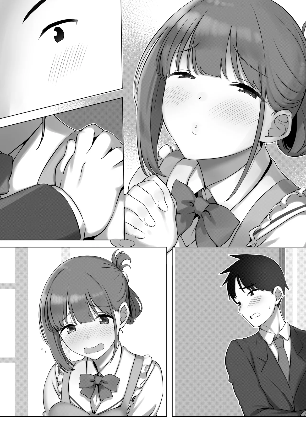 [k-Ten] Osanazuma Shizuku-chan no Netorare Shinkon Seikatsu -Sono Pichipichi no Karada o Tonari no Saitei Ero Jijii no Dekachin de Musaborareru JK Osanazuma- page 46 original parody - big penis mosaic censorship hentai manga - read online free