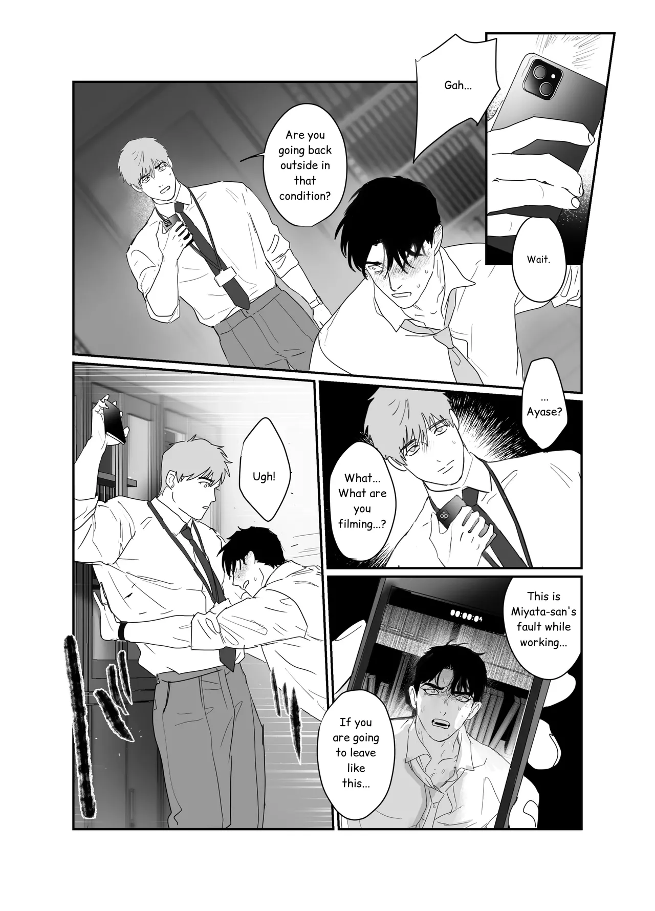 Papa Salaryman NTR page 13 original parody - business suit anal hentai manga - read online free