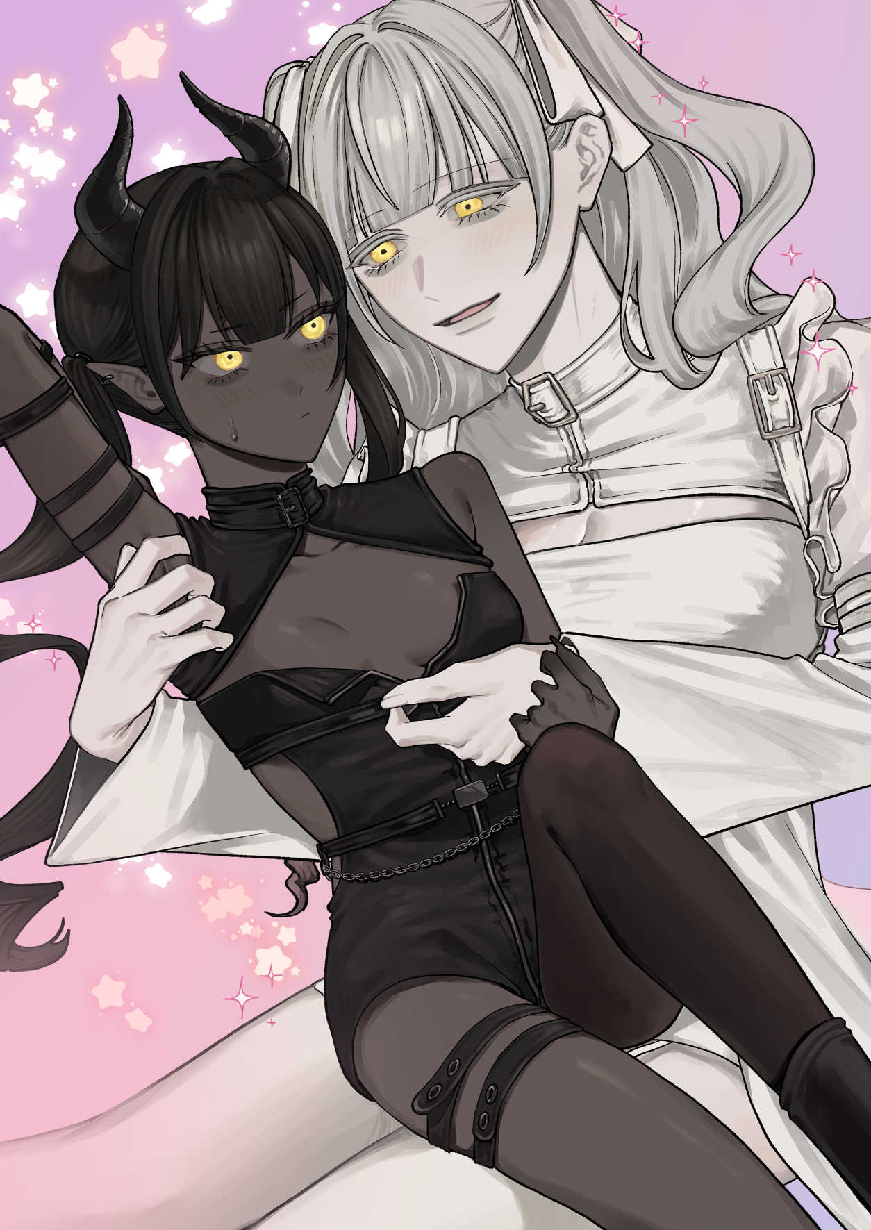 Kumo no Michi no Ouse page 31 original parody - yuri kissing hentai manga - read online free