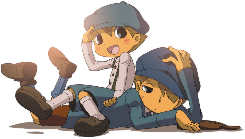 Professor Layton set page 46 featuring luke triton professor layton parody - males only yaoi hentai manga - read online free